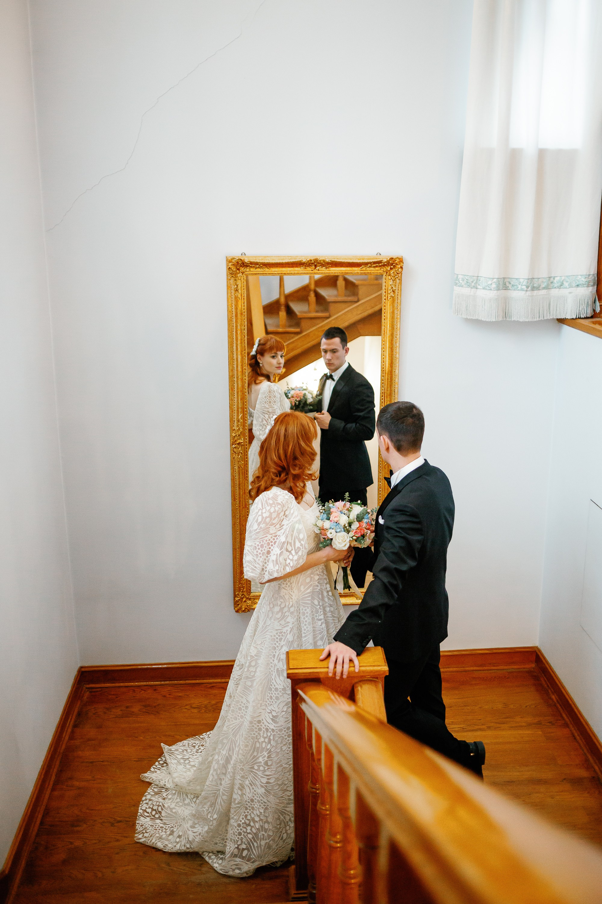 Свадебная фотосессия в музее усадьбе Люблино. Дворец Н. А. Дурасова