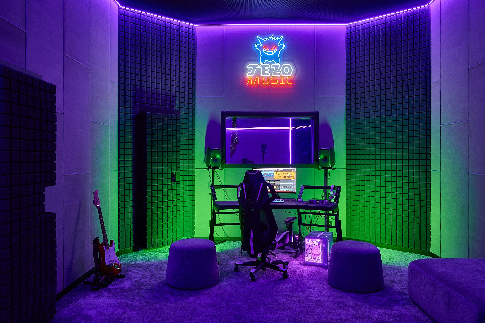 Студия Звукозаписи JezoMusic. Интерьерный фотограф в Краснодаре