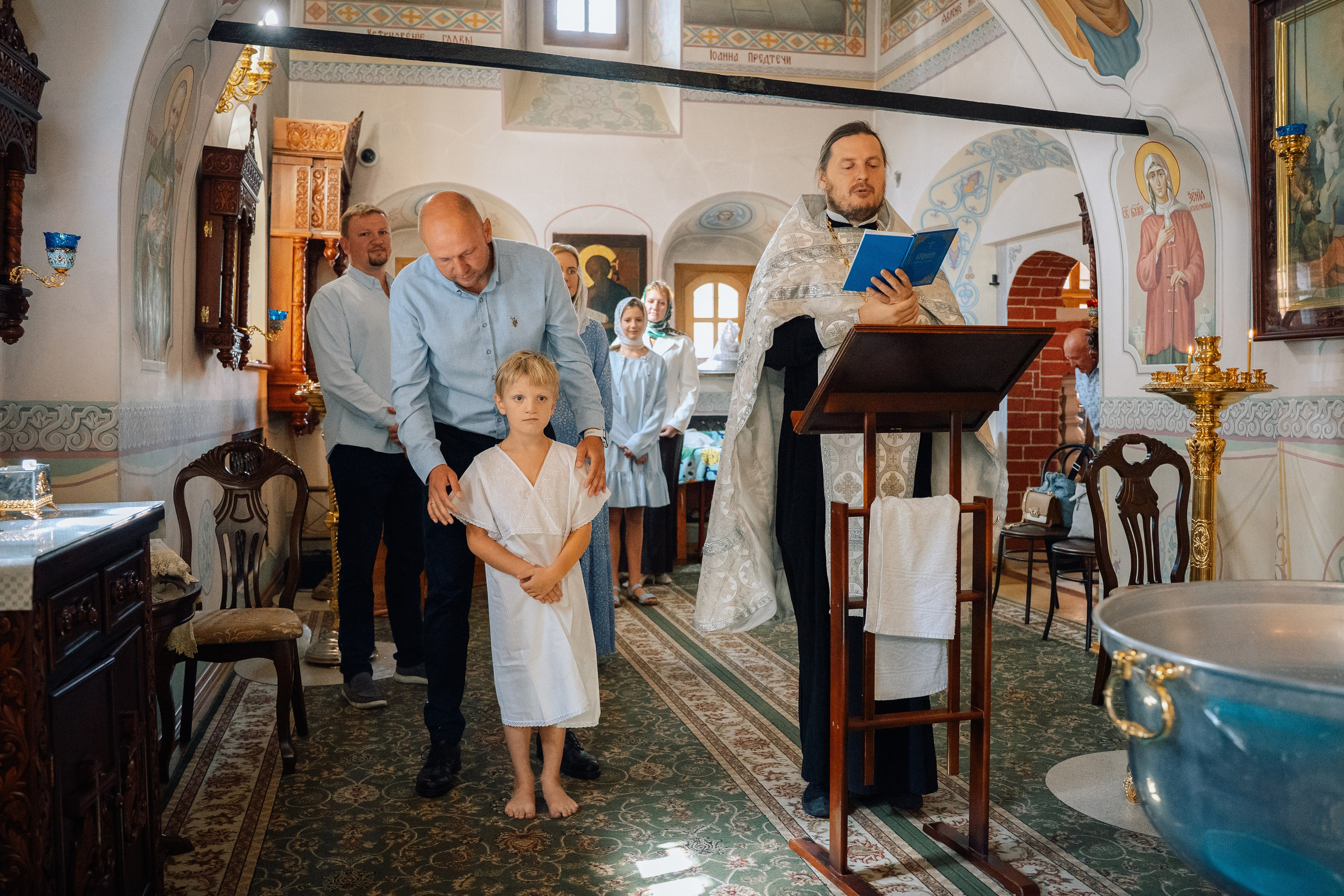 Крещение Марка. Фотограф Казакова Анастасия