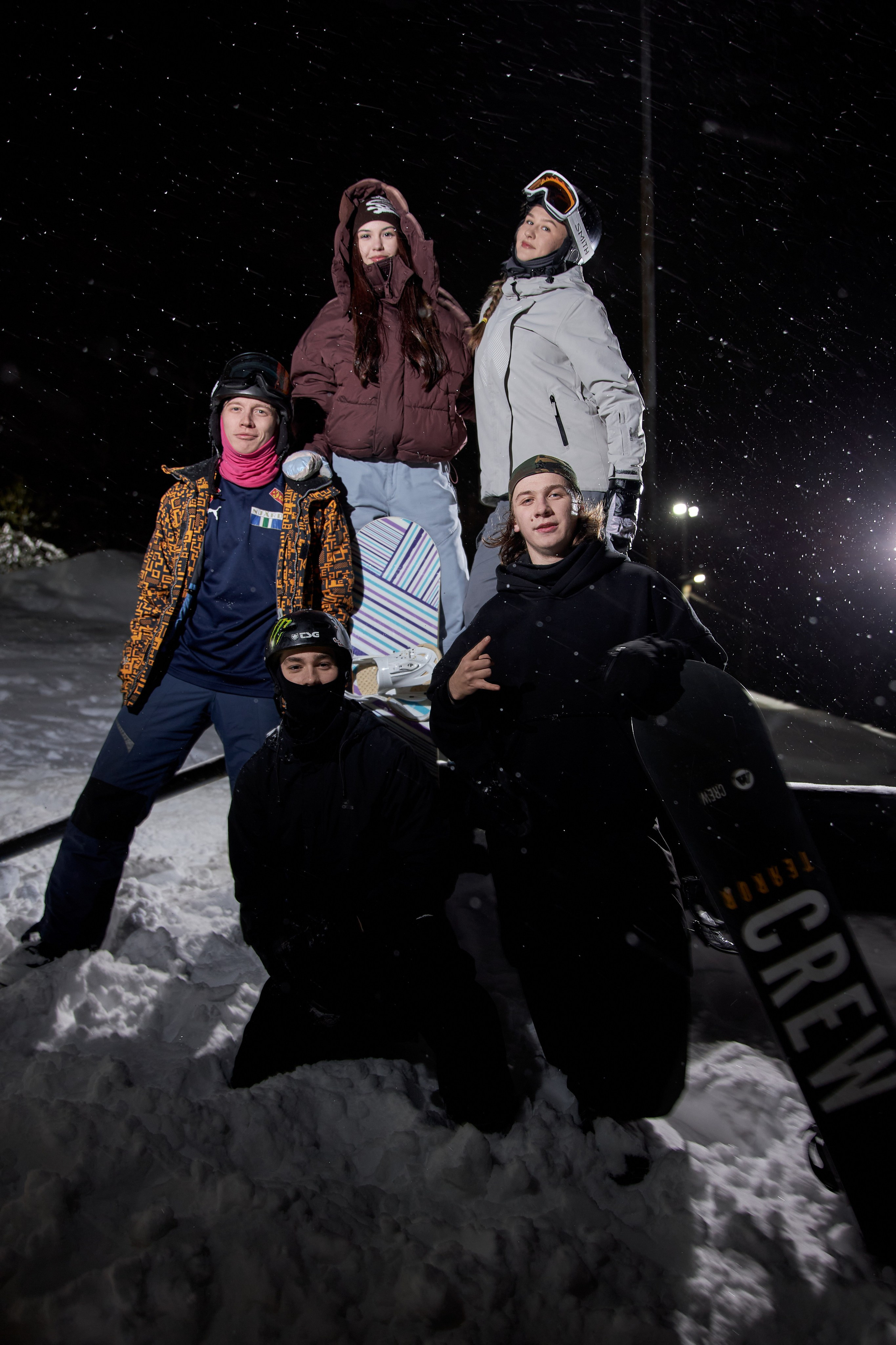 Сноубордисты. Фотограф Алексей Яковлев