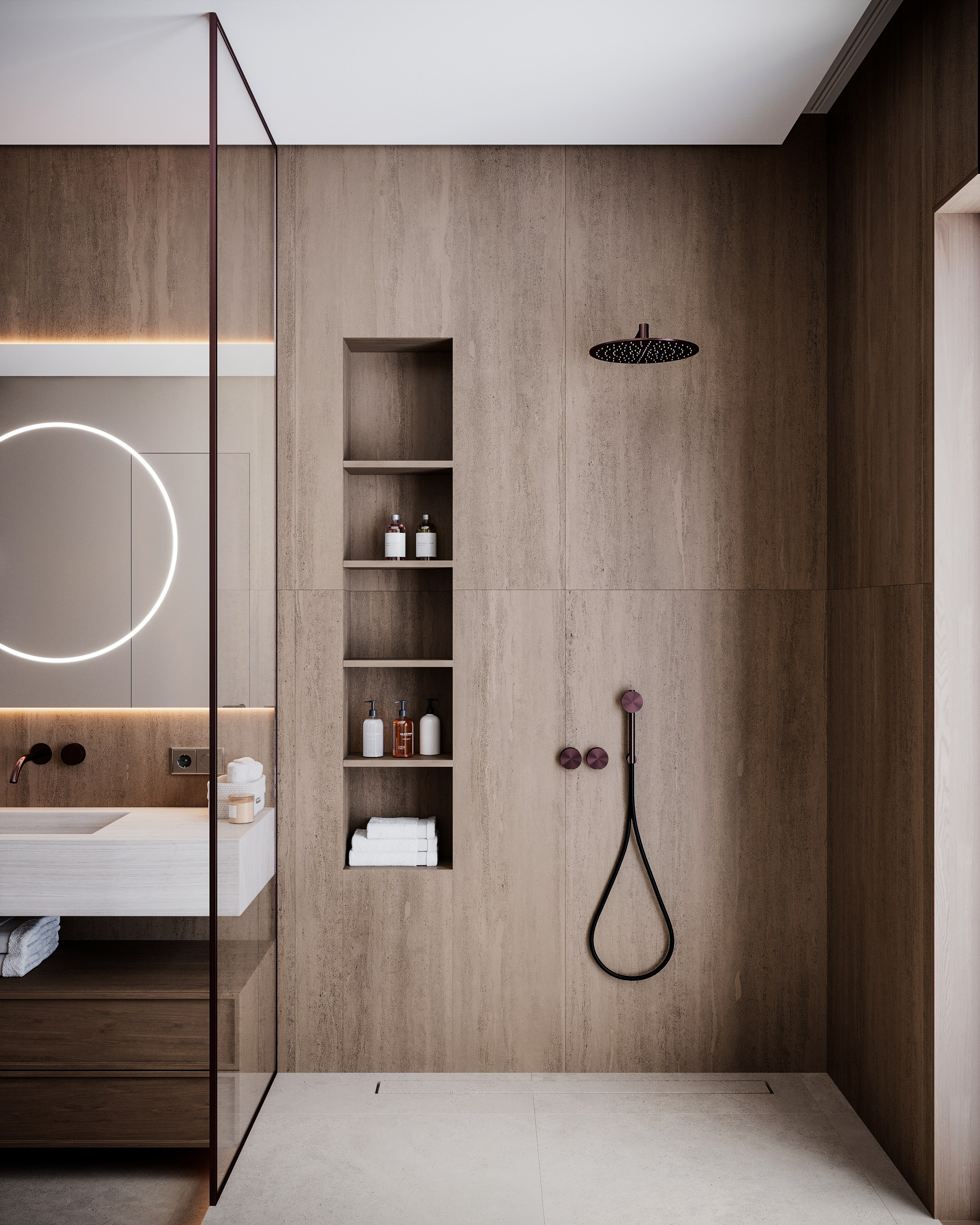 Country house | Bathroom. 3D визуализация интерьеров — Ирина