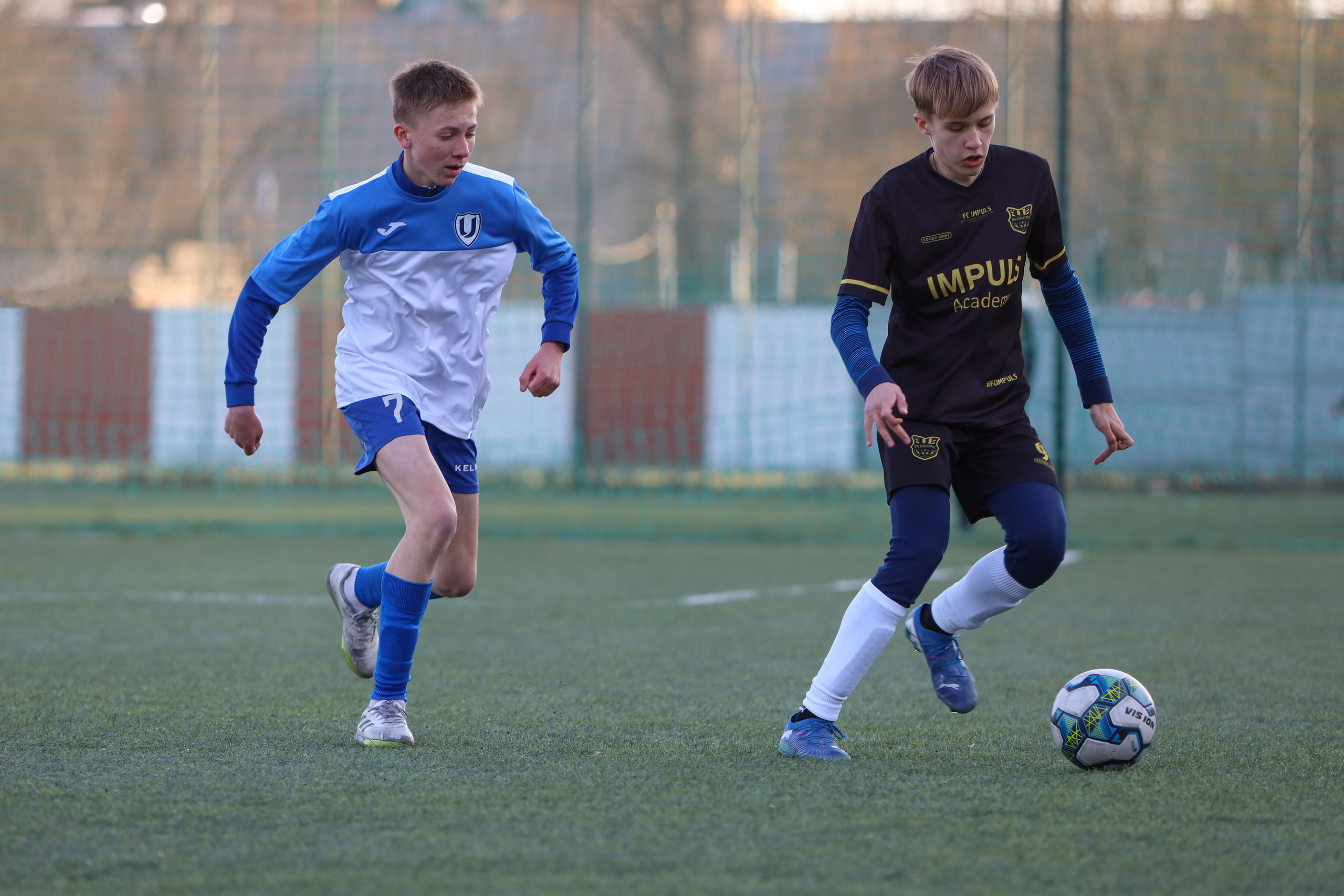 Импульс — Виктория Унион. Чемпионат СФПЛ. Молодежная футбольная лига U-15. Спортивный фотограф в Самаре