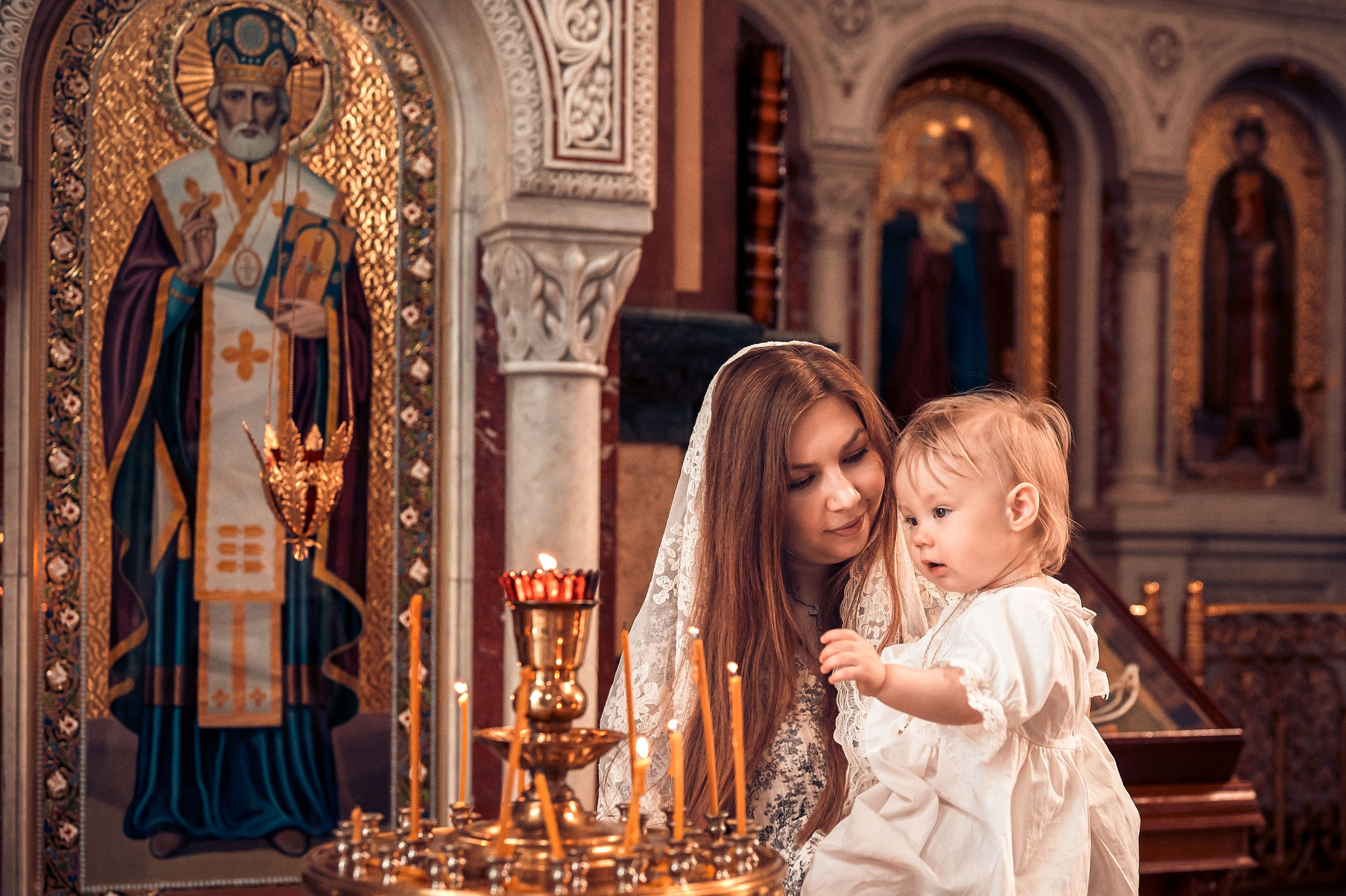 Крещение Евы в храме Александра Невского (Краснодар) — фотоальбом от фотографа Людмилы Абрамовой