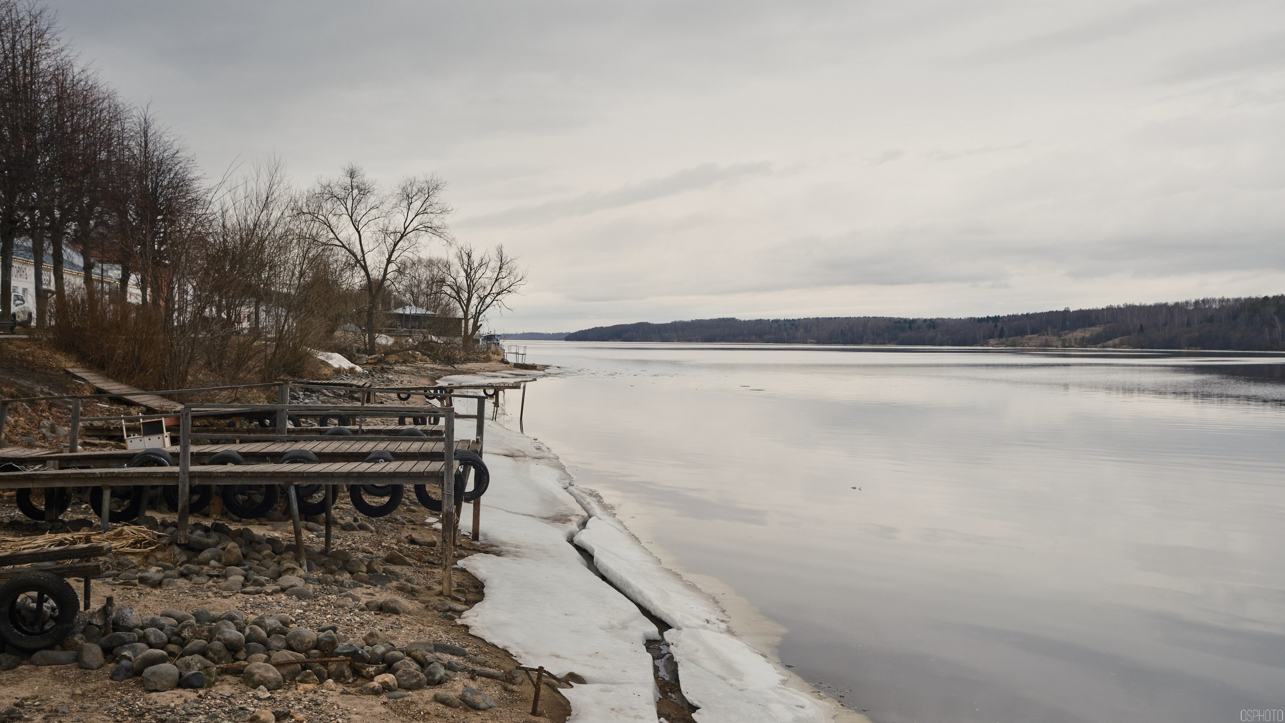 Плёс. Волга. Март. Фотографъ Сергѣевъ. Поймать мгновеніе