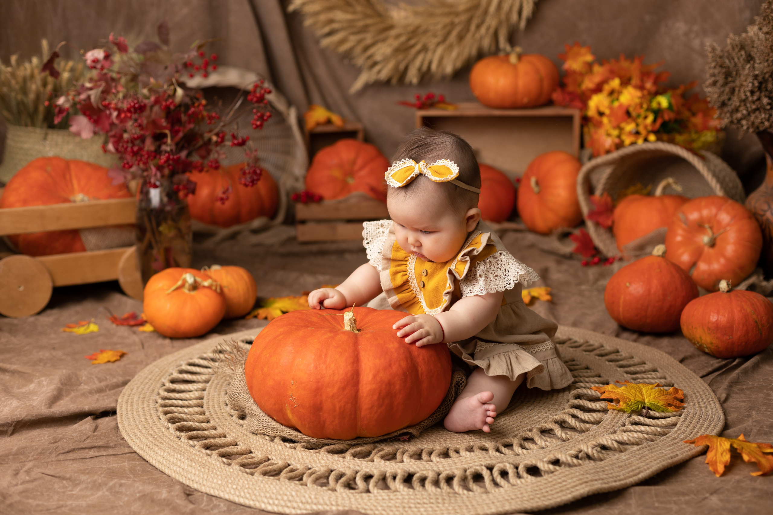Осенний фотопроект. Фотограф новорожденных, детский фотограф в г. Оренбурге Екатерина Козлова