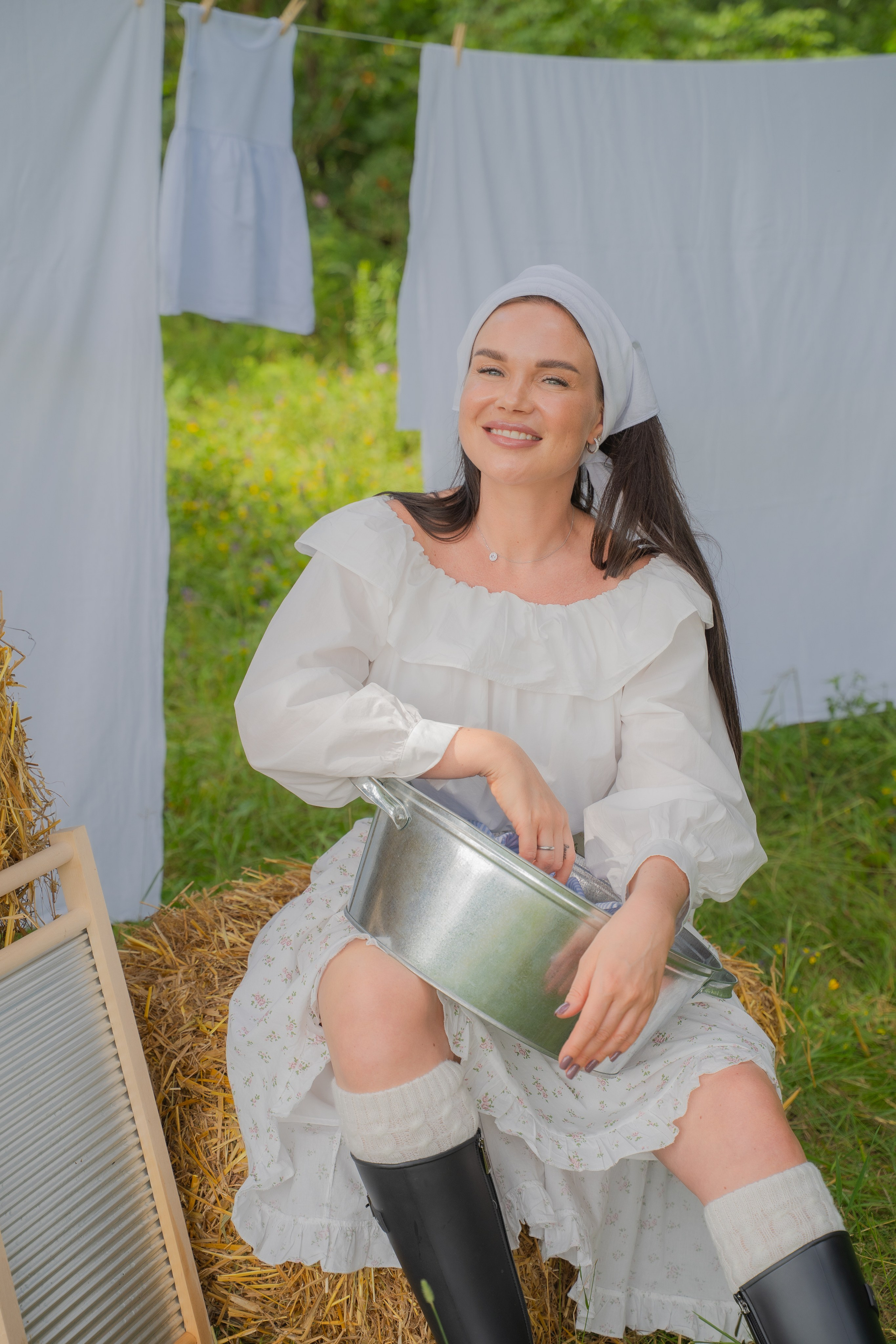 Фотосессия на природе «прачка»