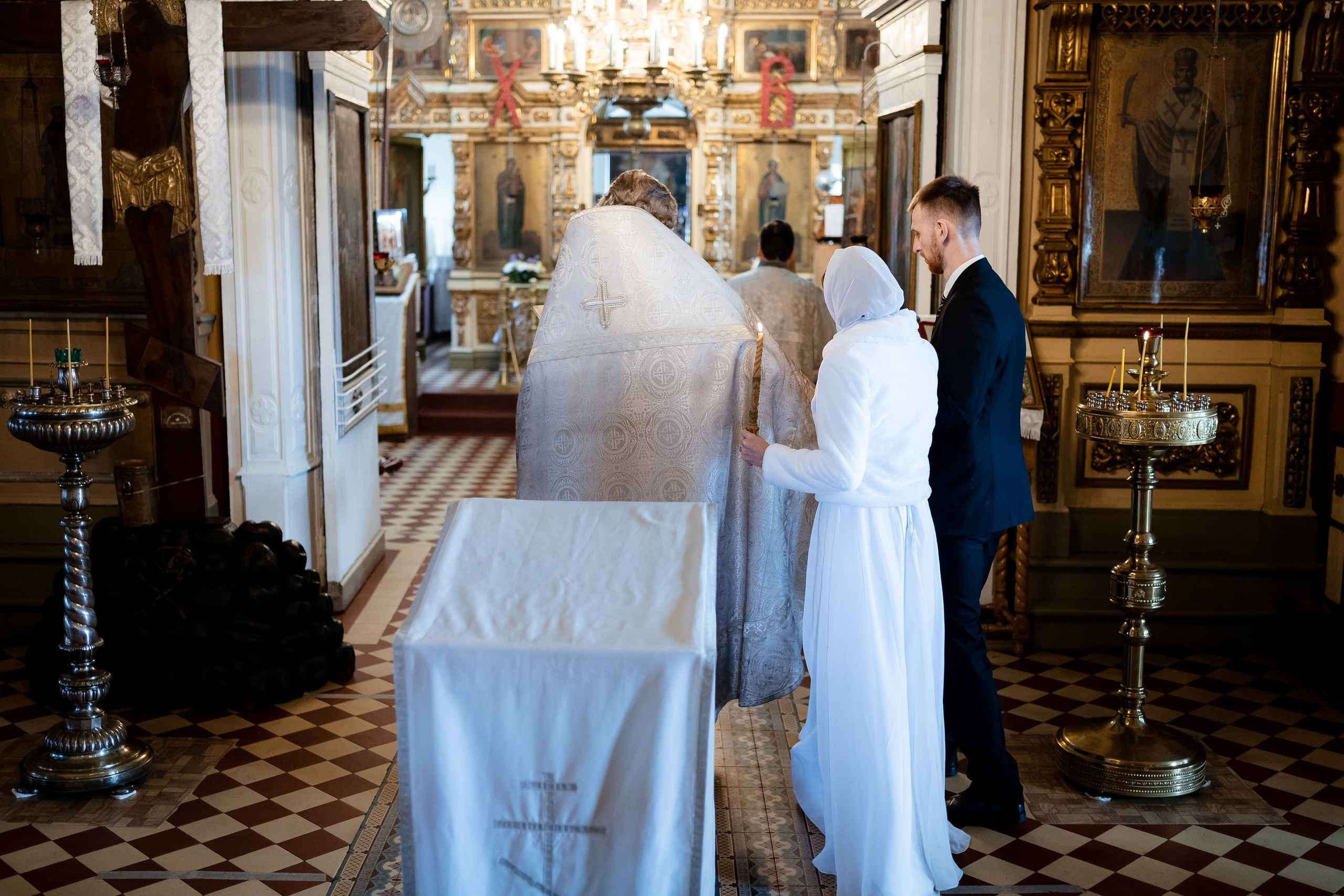 Венчание Анны и Олега. Семейный фотограф Варвара Сорока в городе Москве