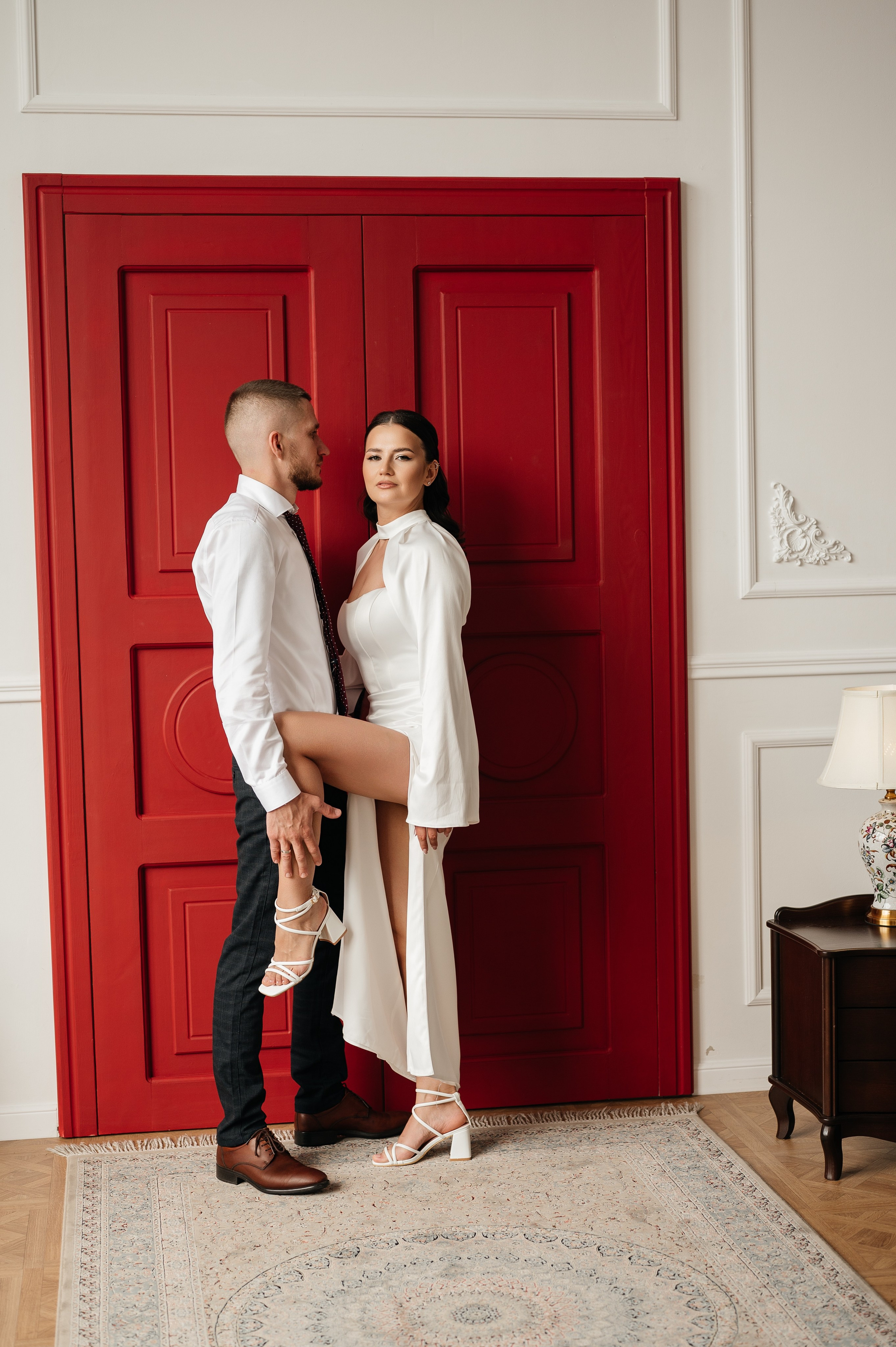 Свадебная фотосессия в студии. Свадебный и семейный фотограф в Краснодаре Алина Мельник