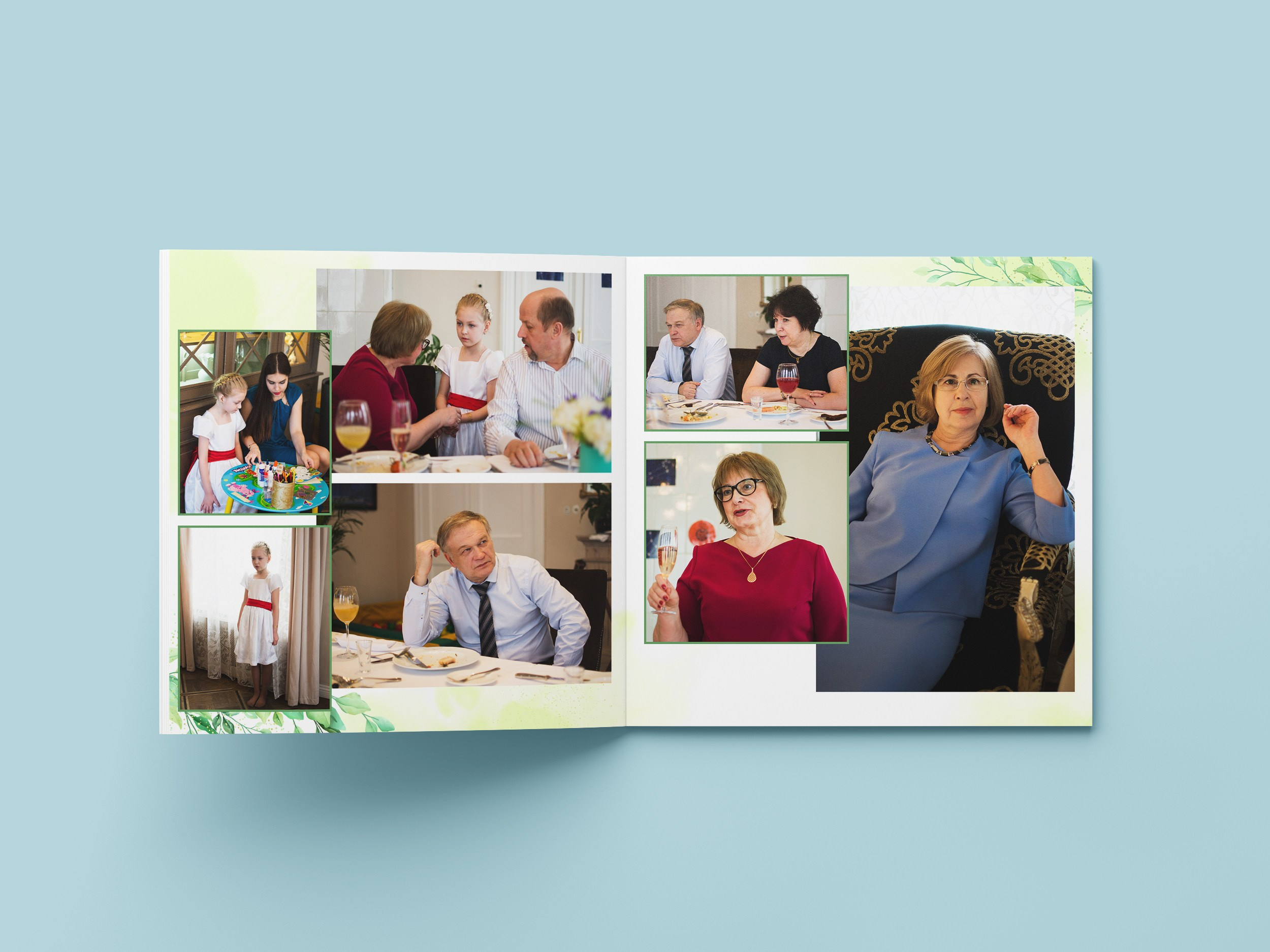 Юбилейный альбом. Дизайн Листья. Ольга Чёкотова (Фотограф Кострома)