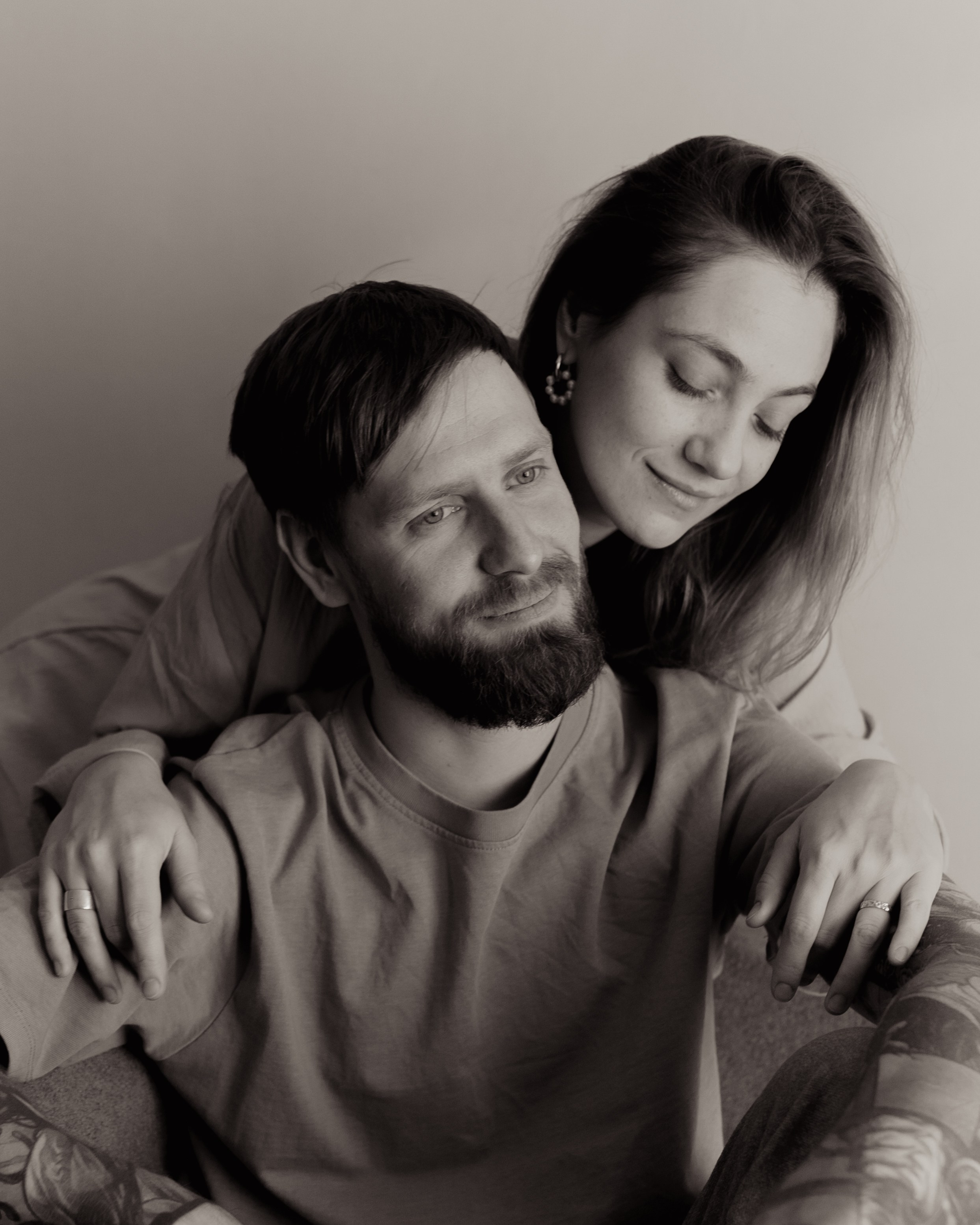 Катя и Андрей | домашняя. Фотограф в Новосибирске Диана Ильиных