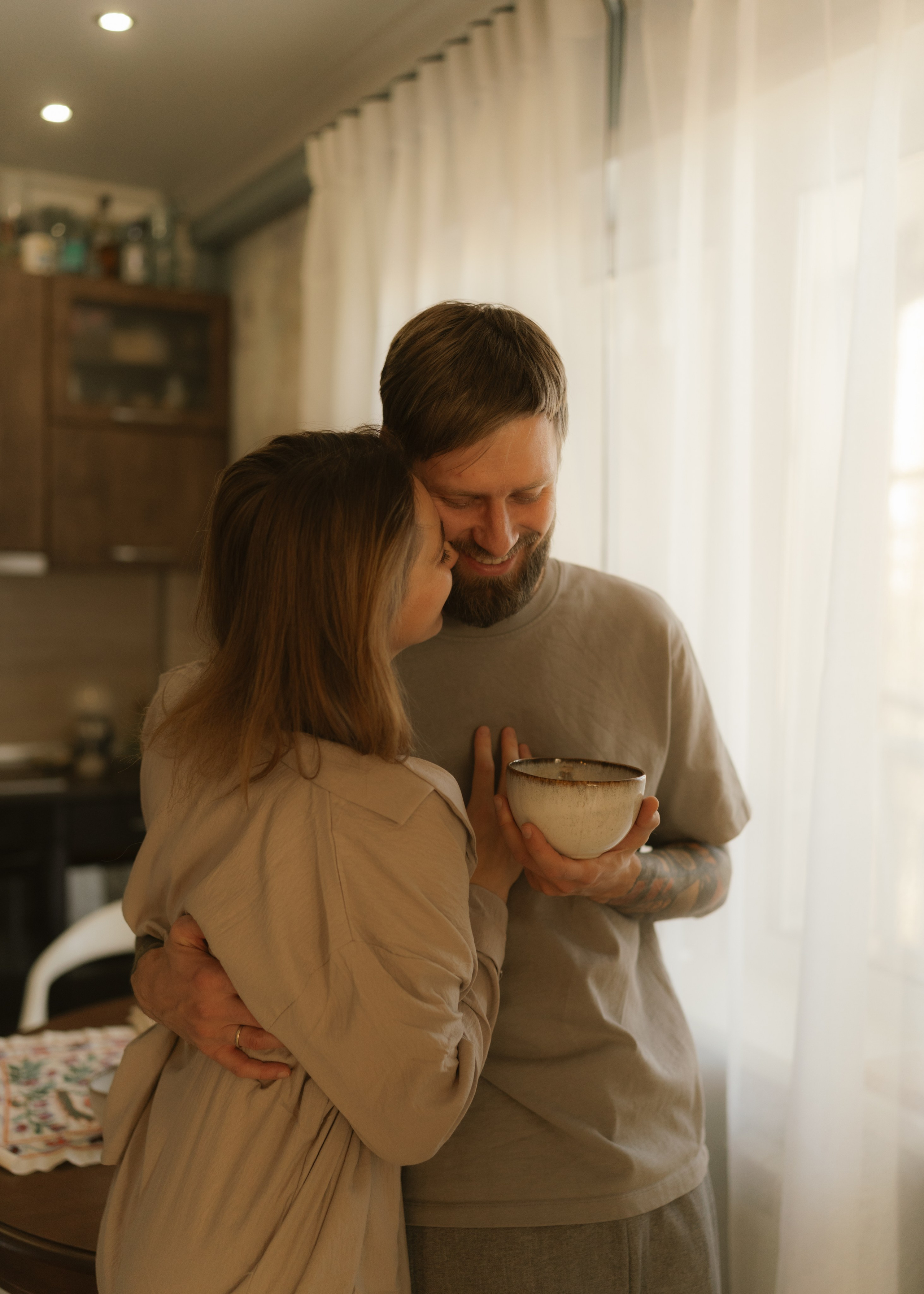 Катя и Андрей | домашняя. Фотограф в Новосибирске Диана Ильиных