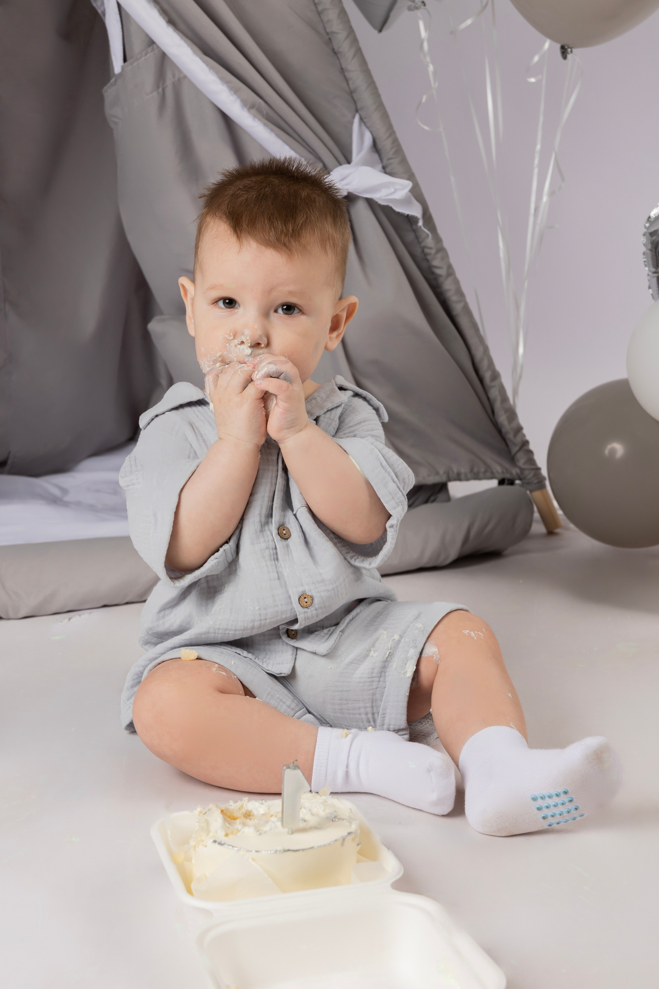 Тимофею годик. Фотограф Лесозаводск Анна Рамченко