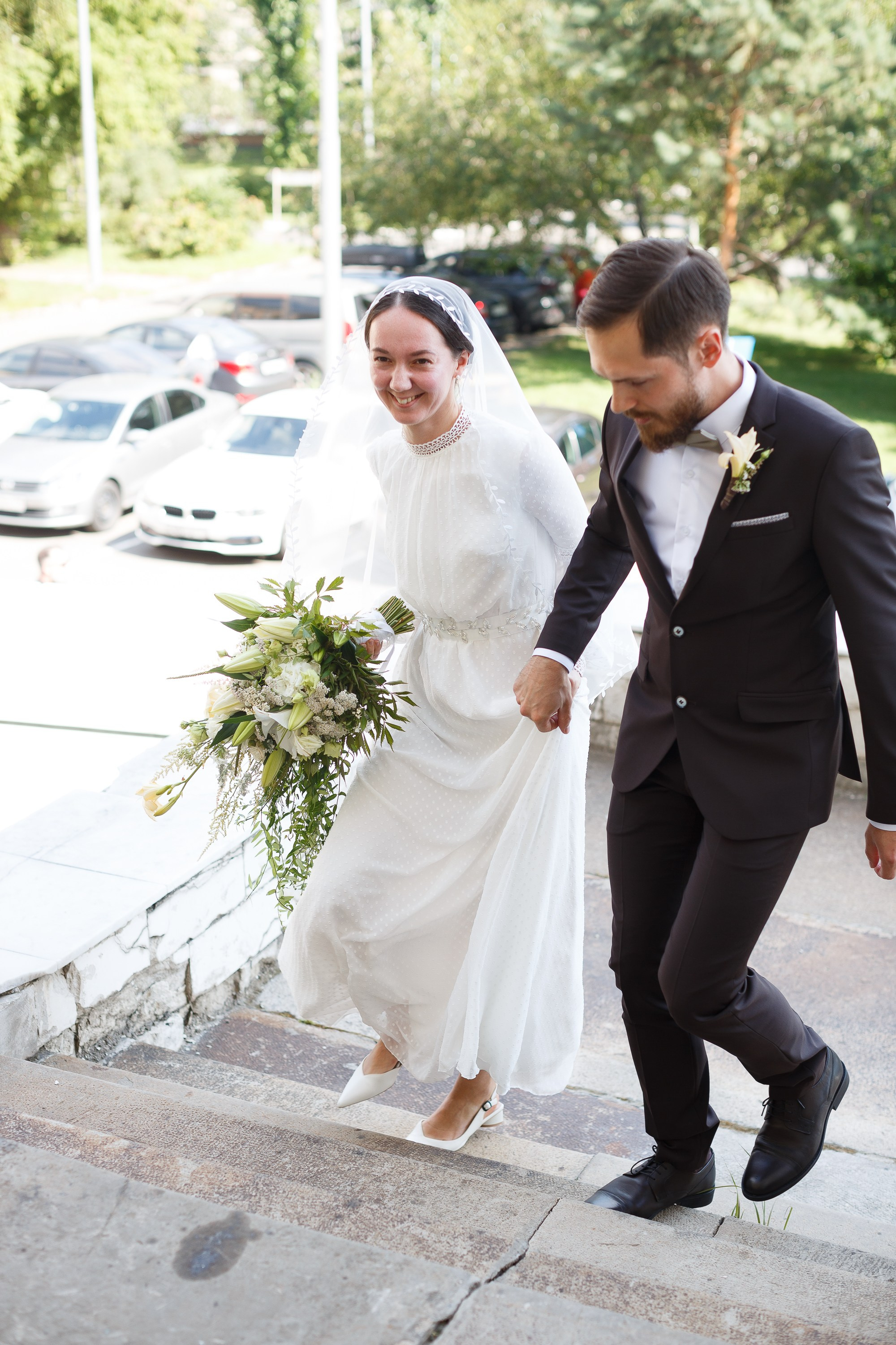 Венчание в храме святого благоверного царевича Димитрия при первой градской больнице г. Москвы.