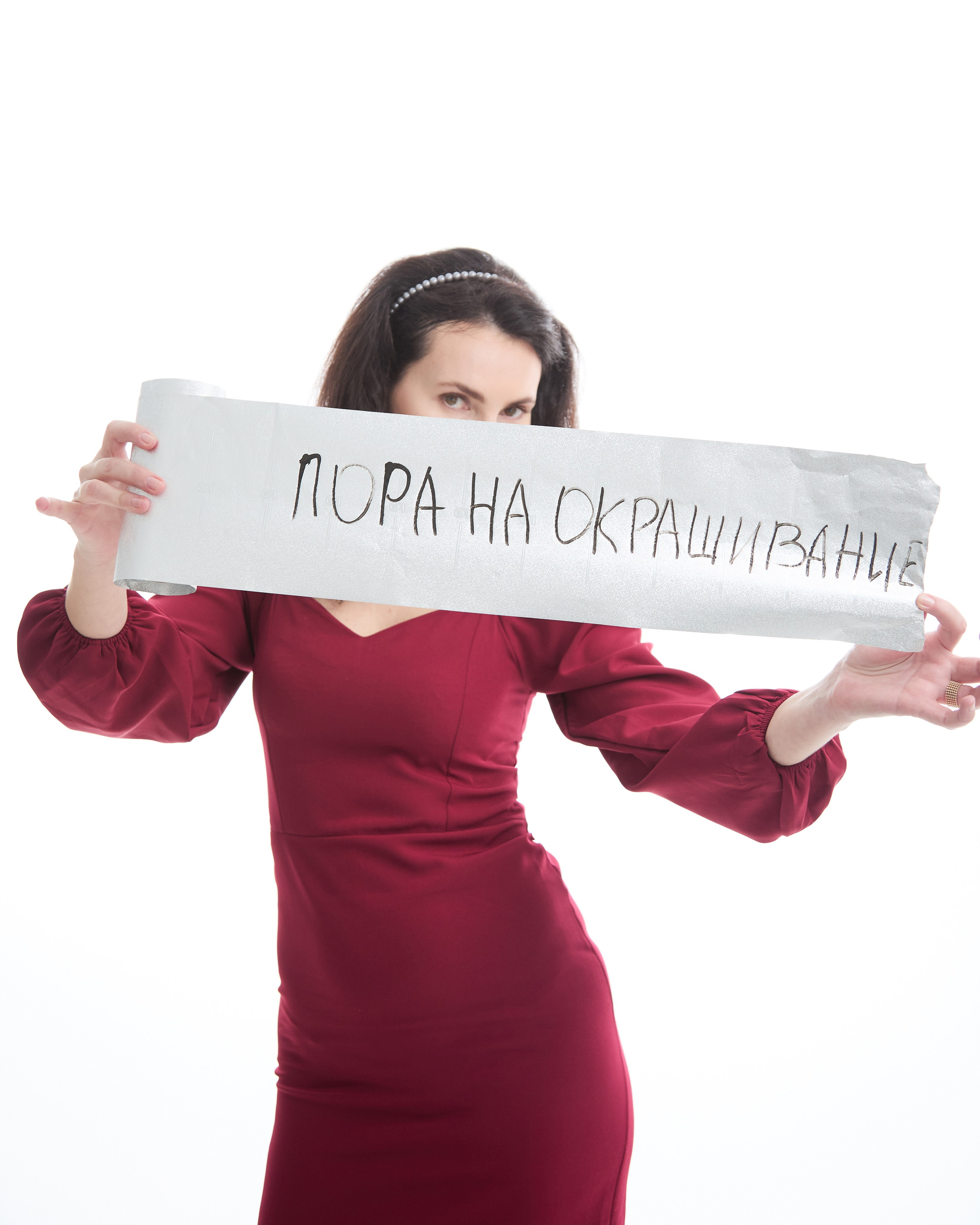 Контент фотосессия в студии для колориста. Женский фотограф в Санкт-Петербурге Моргенштерн Наталья