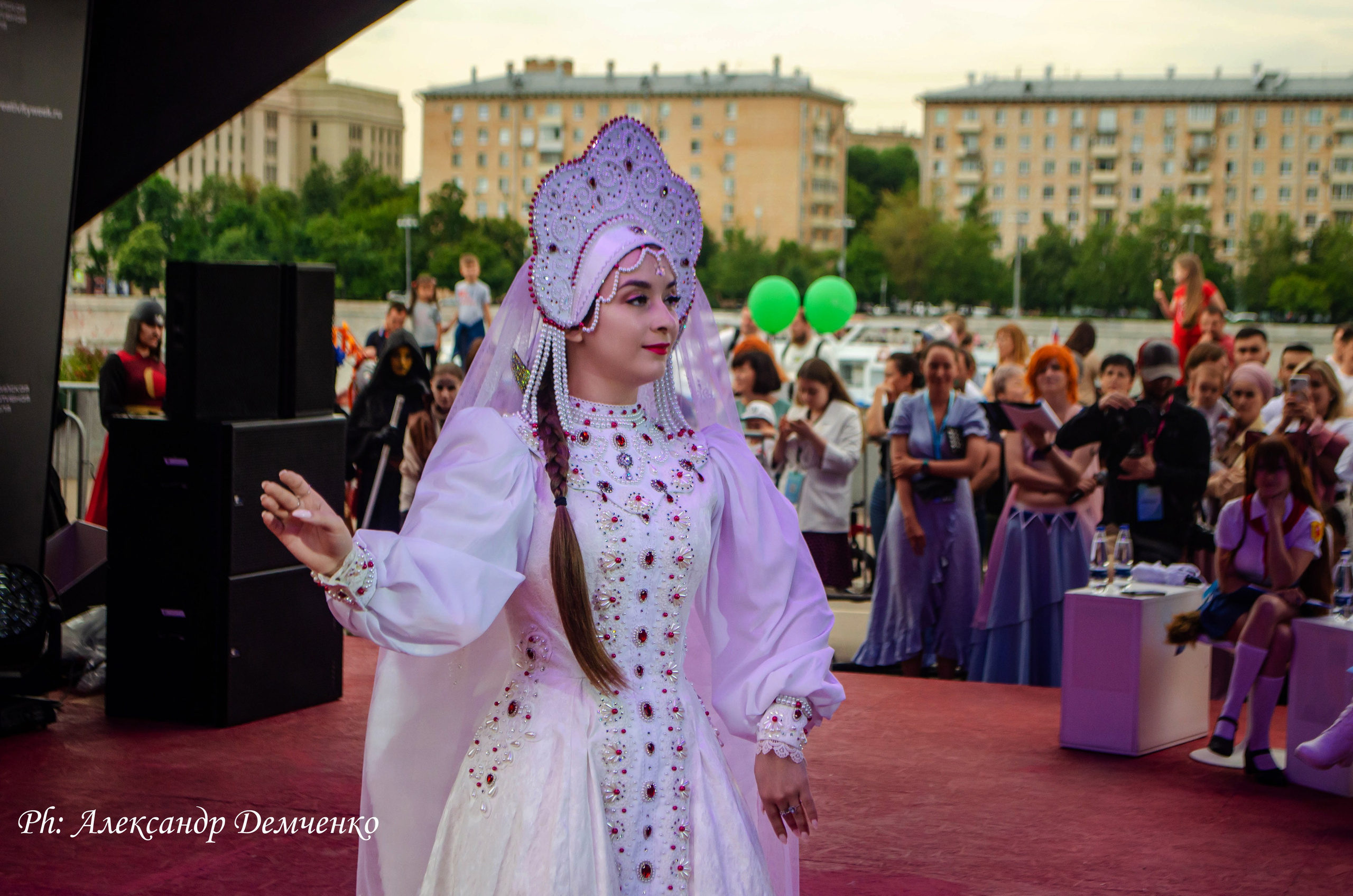 Фотосессия сцены в Москве на разных репортажных мероприятий