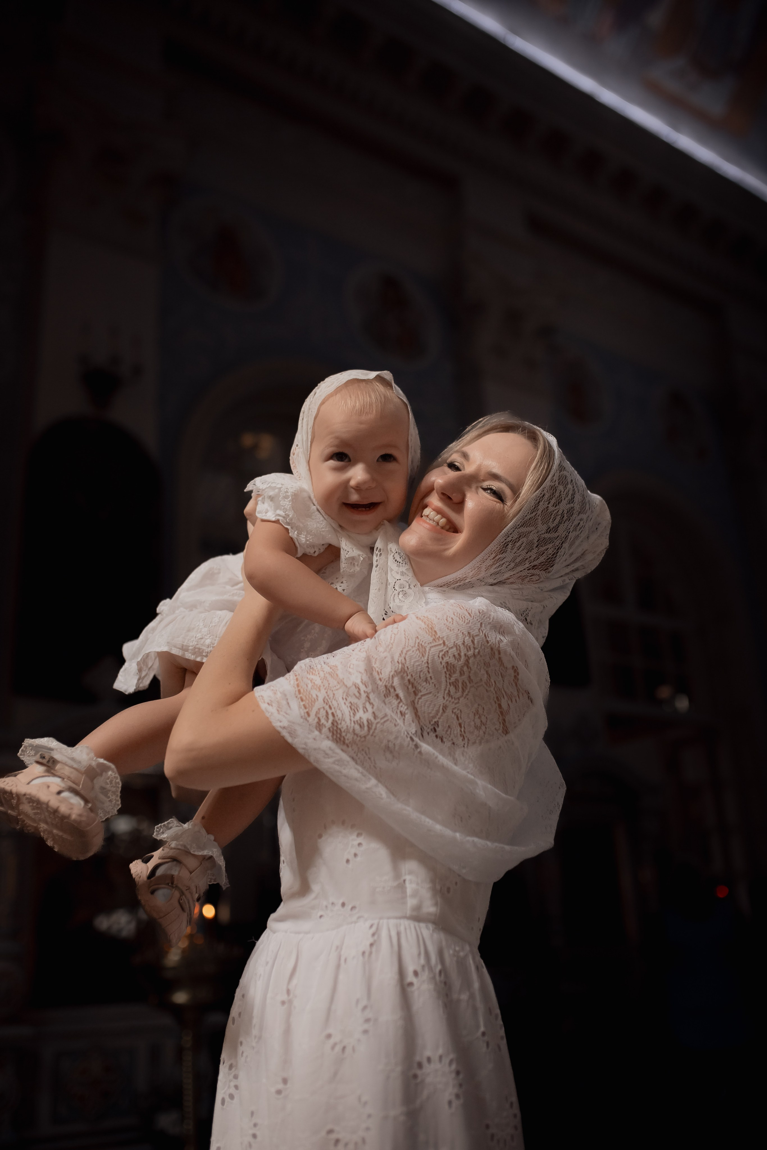 Крещение Алисы и Ксении. Фотограф на Крещение и Венчание в Ташкенте