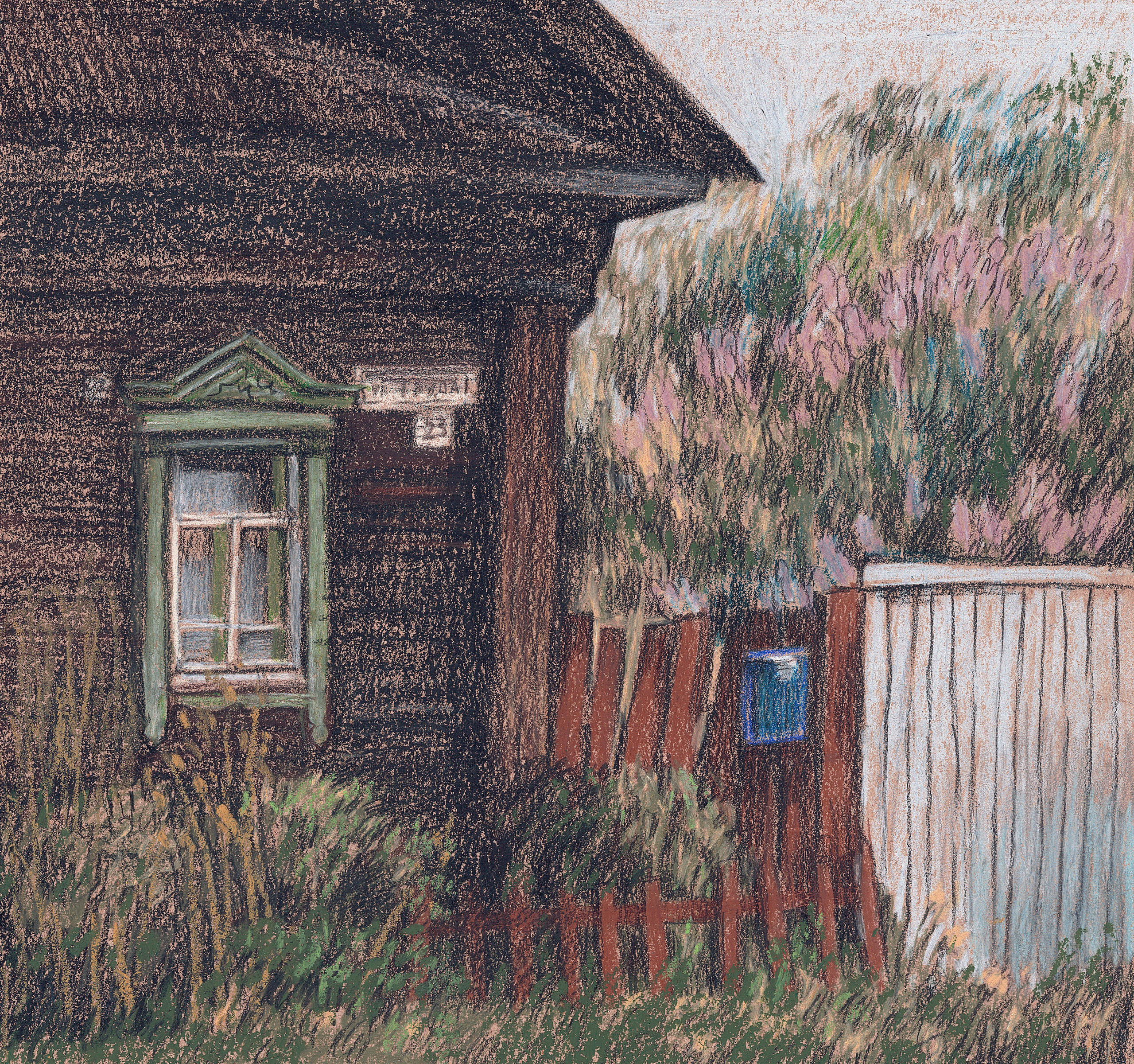 Домики. Художник Карина Милосердова