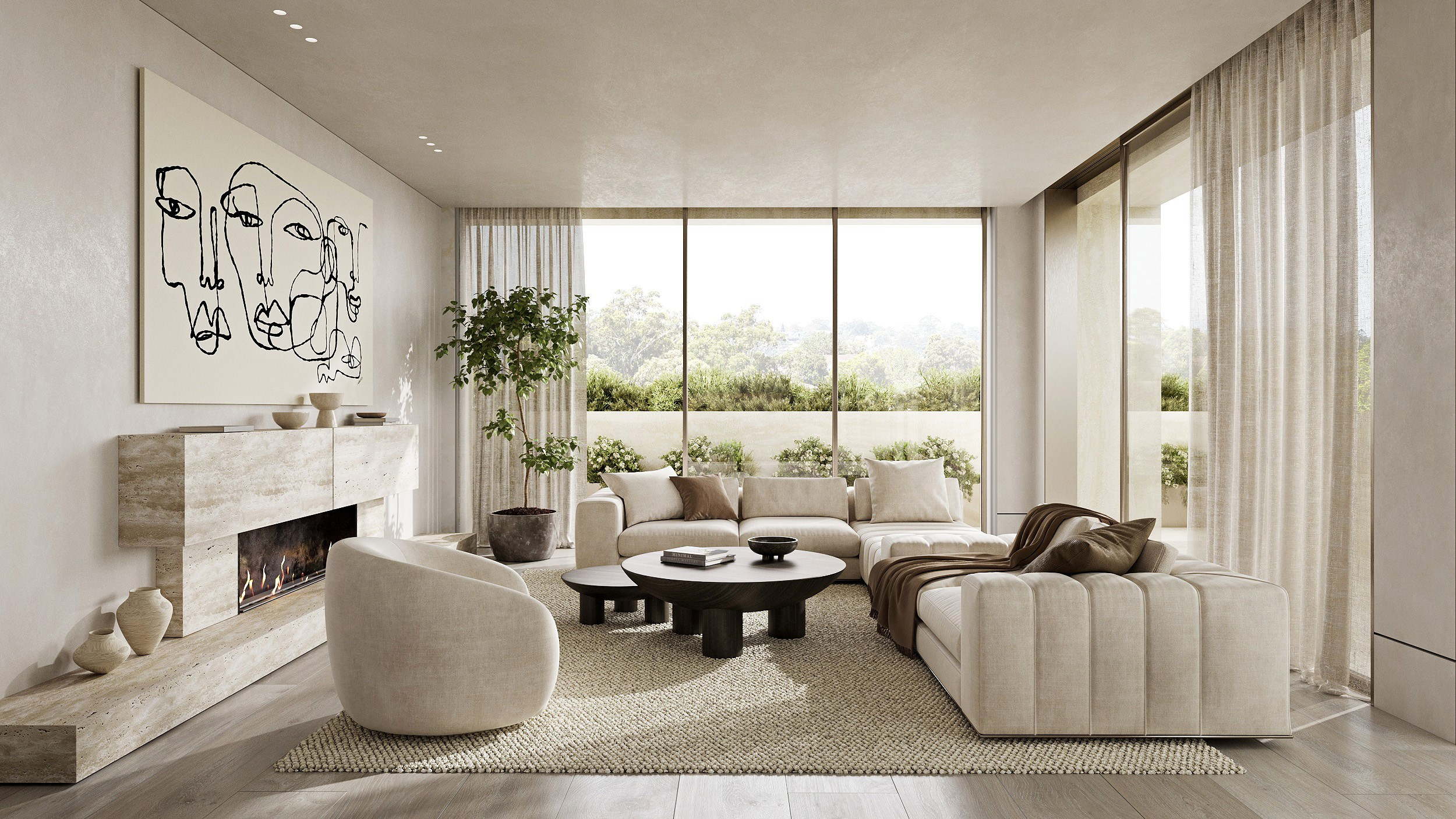 Valentina Rose Bay. Interior visualization