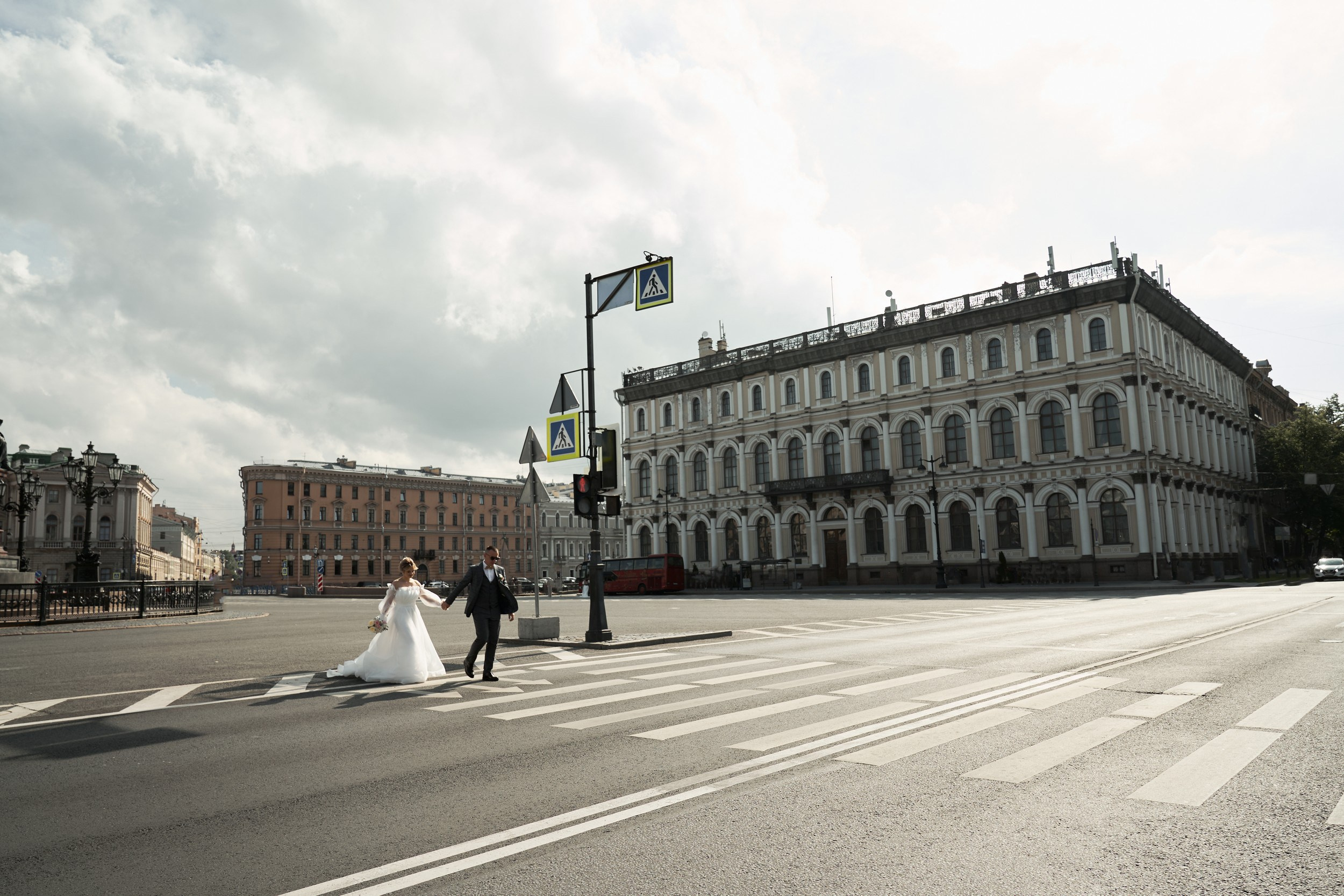 Свадебная фотосессия Арины и Артура в Санкт-Петербурге. Свадебный фотограф Евгений Олейников в Воронеже