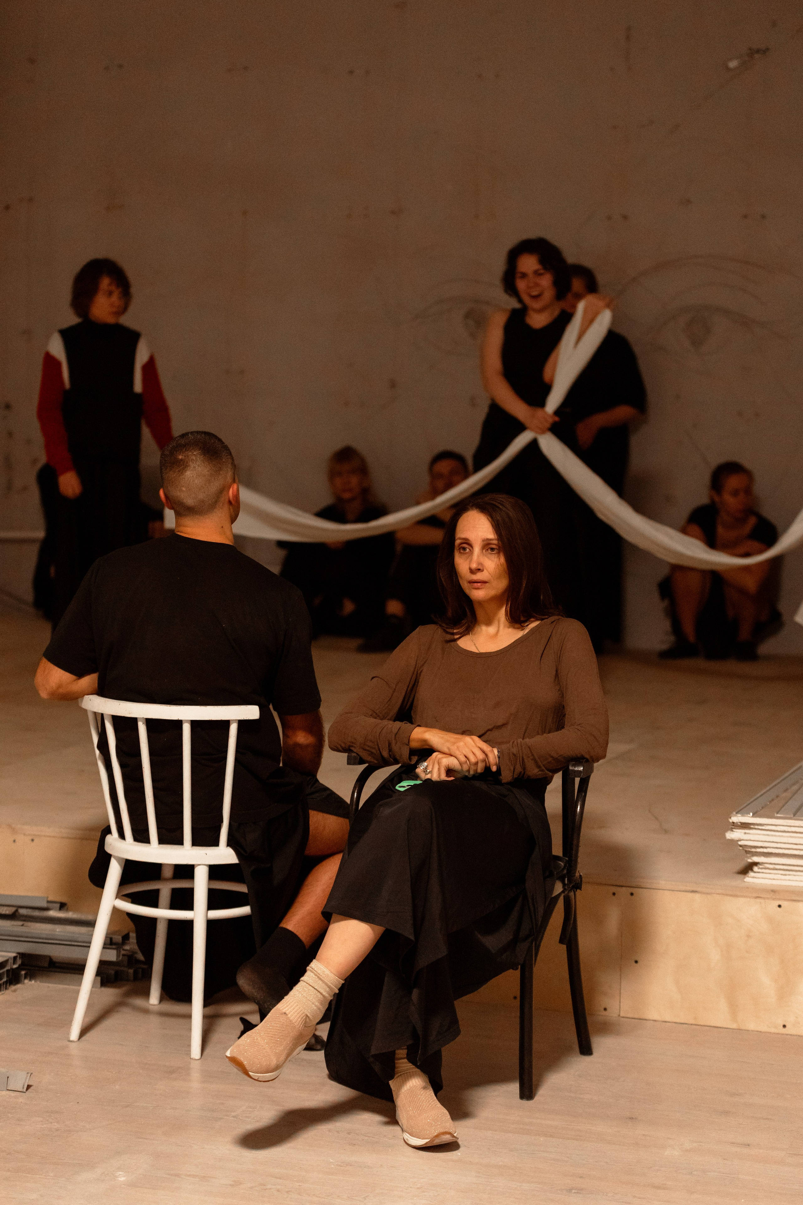 Театр «Человек в кубе». Репетиции в ремонте. Фотограф в Ростов-на-Дону Виктория Савчук