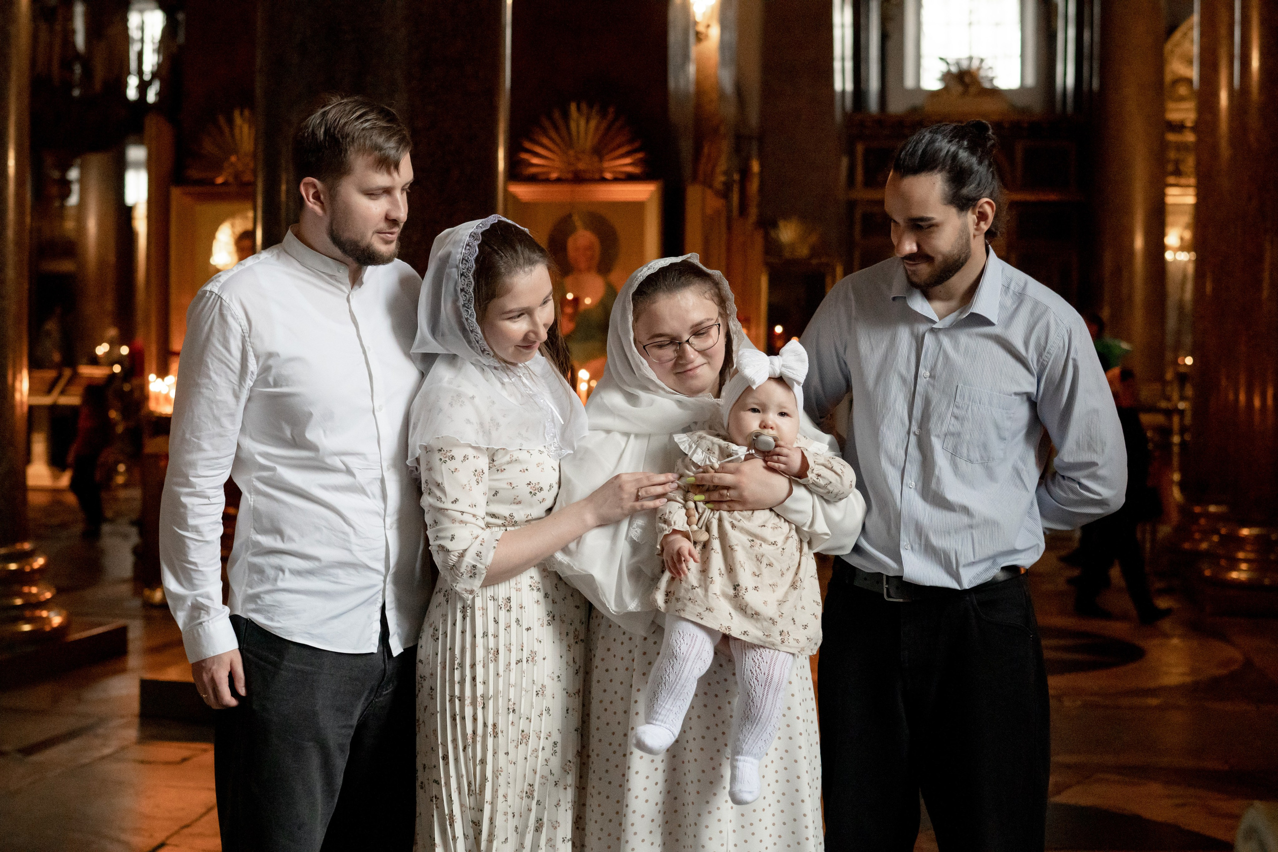 Съёмка Таинства Крещения в Казанском соборе. Семейный фотограф и видеограф Алёна Ким