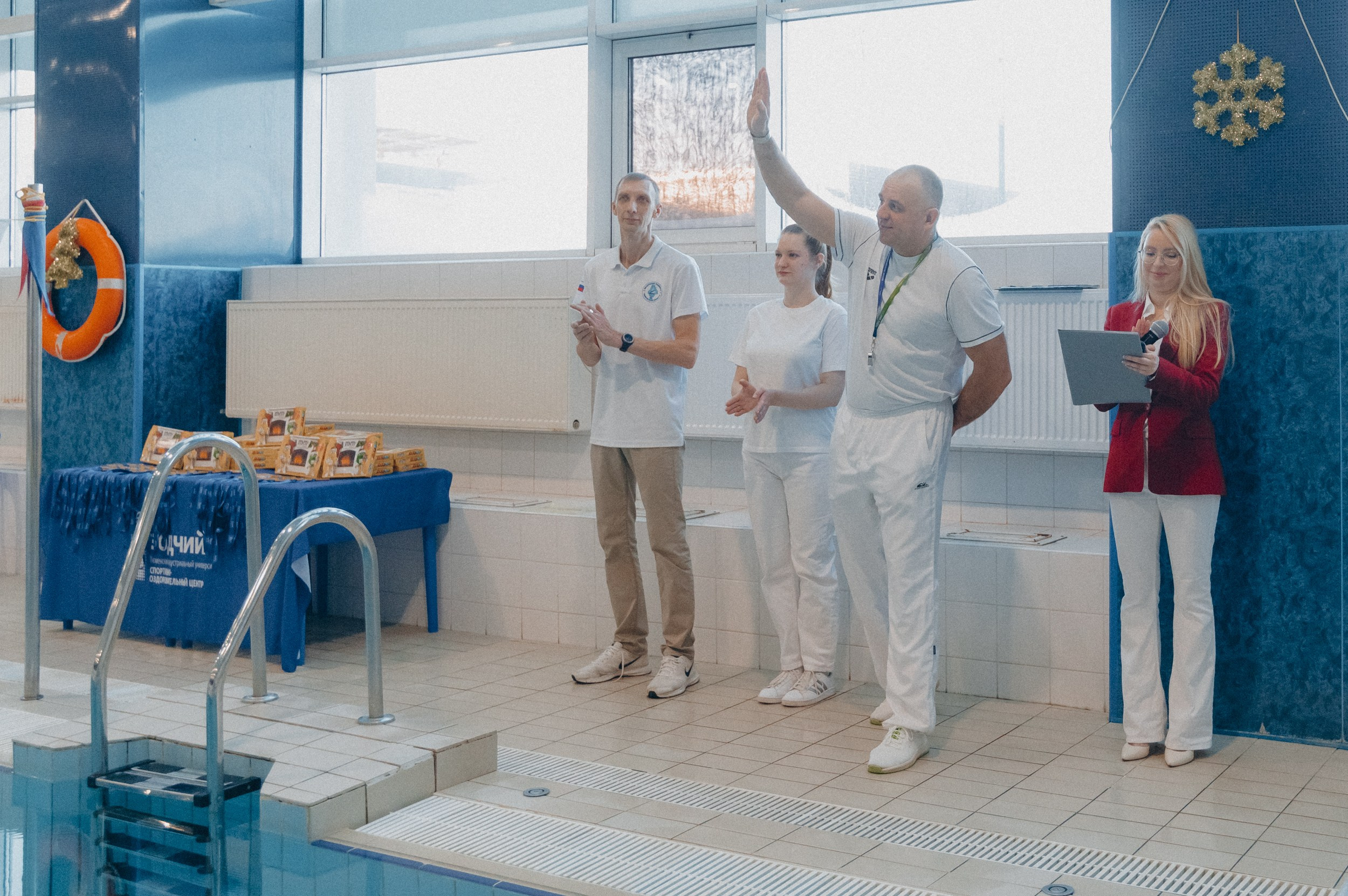 «Новогодние заплывы» в СОЦ «Зодчий». Фотограф Дмитрий Пименов
