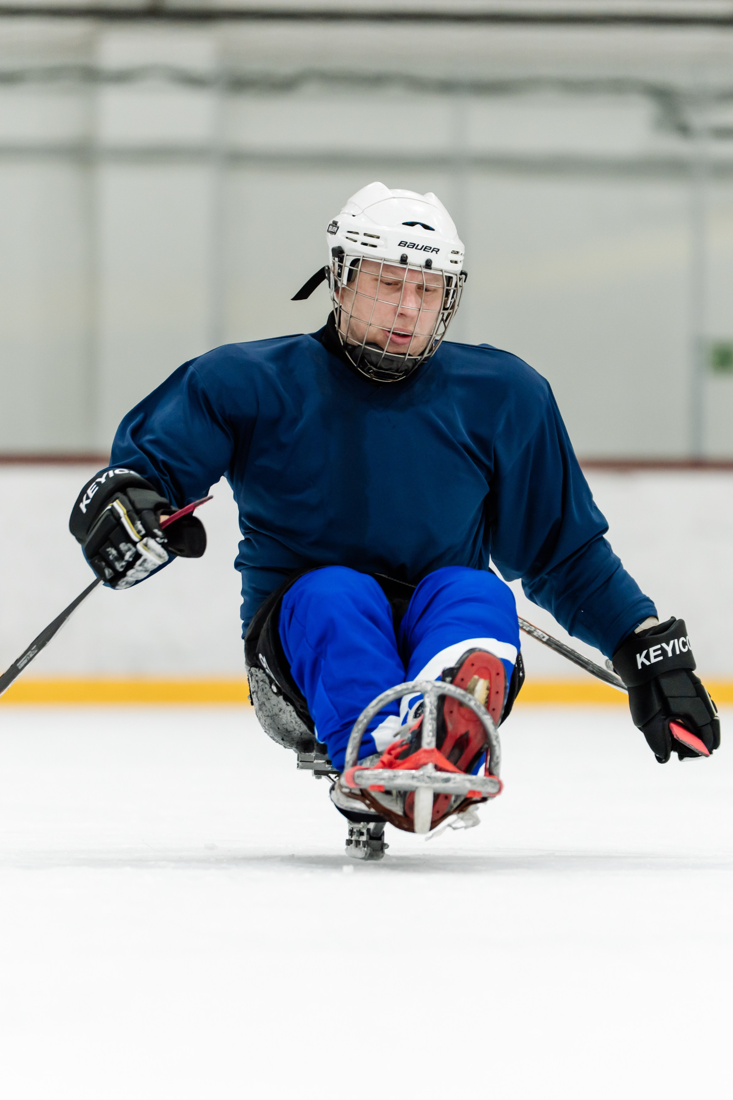 Игра в следж хоккей приуроченная 23.02.26 в арене Сталкер