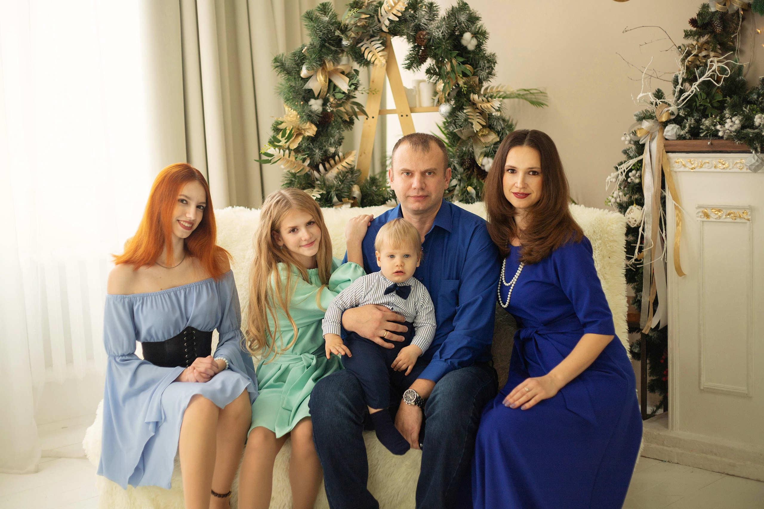 Новогодняя фотосессия. Семейный фотограф в Обнинске Вера Весенняя