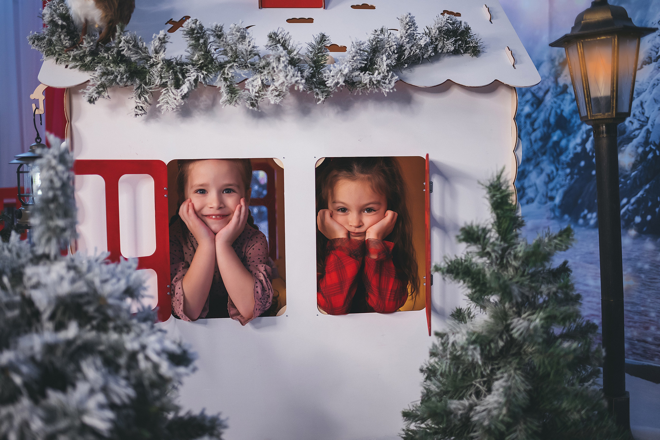 Проект «Новогодний домик». Семейный и детский фотограф в Тейково