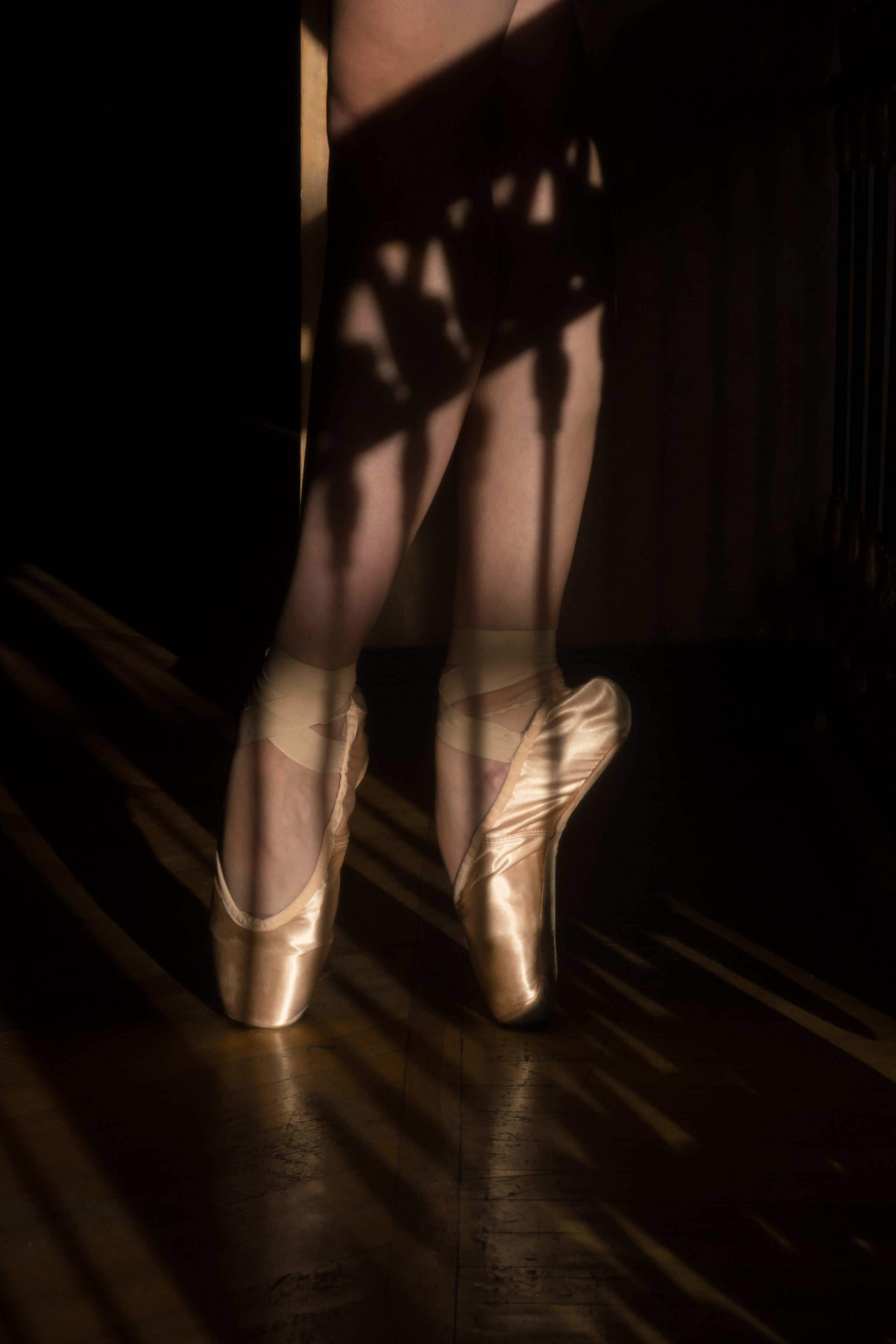 Настя и пуанты. Фотограф Коробова Екатерина