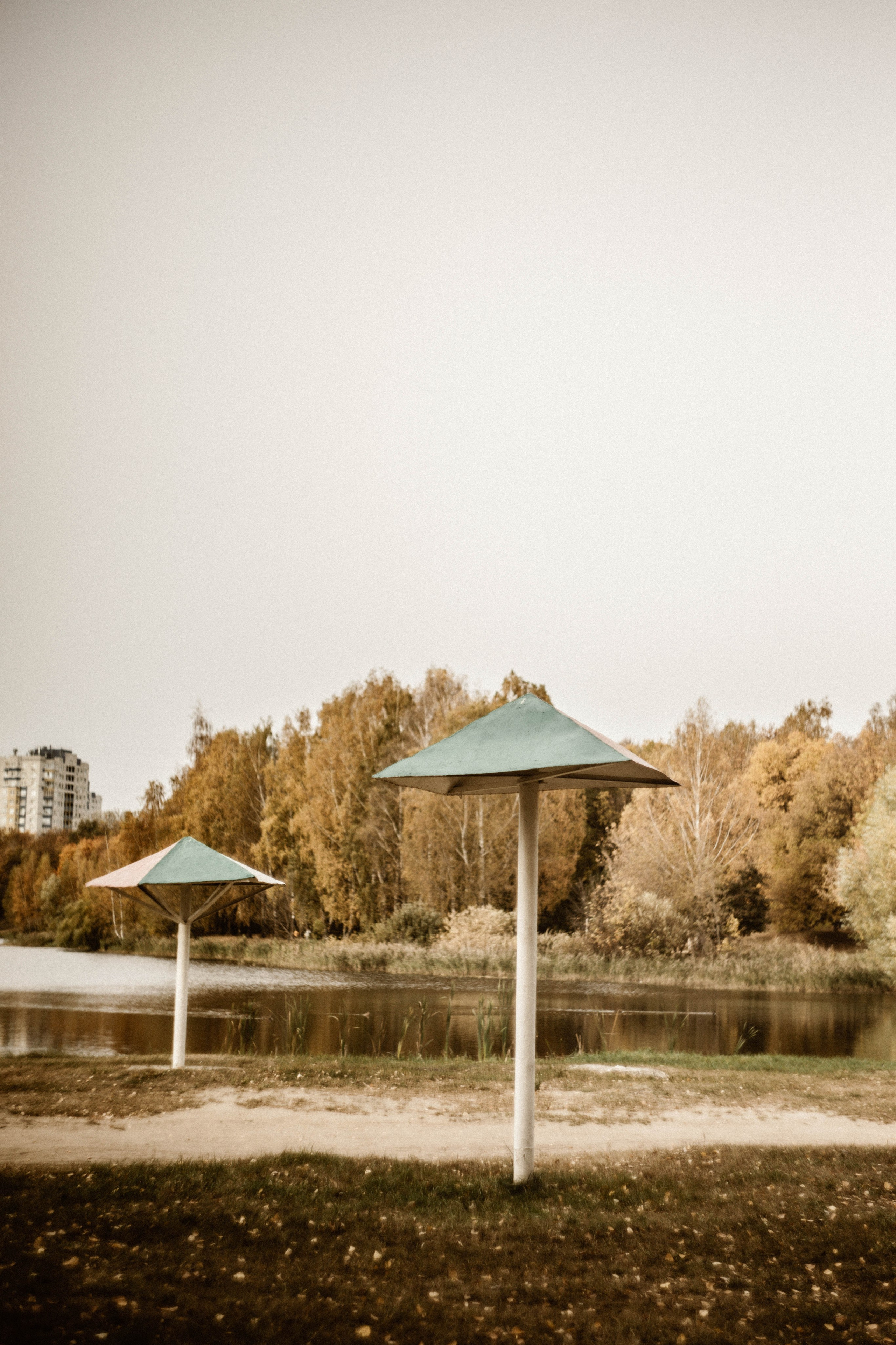 Земснаряд осенний. Фотограф в Нижнем Новгороде