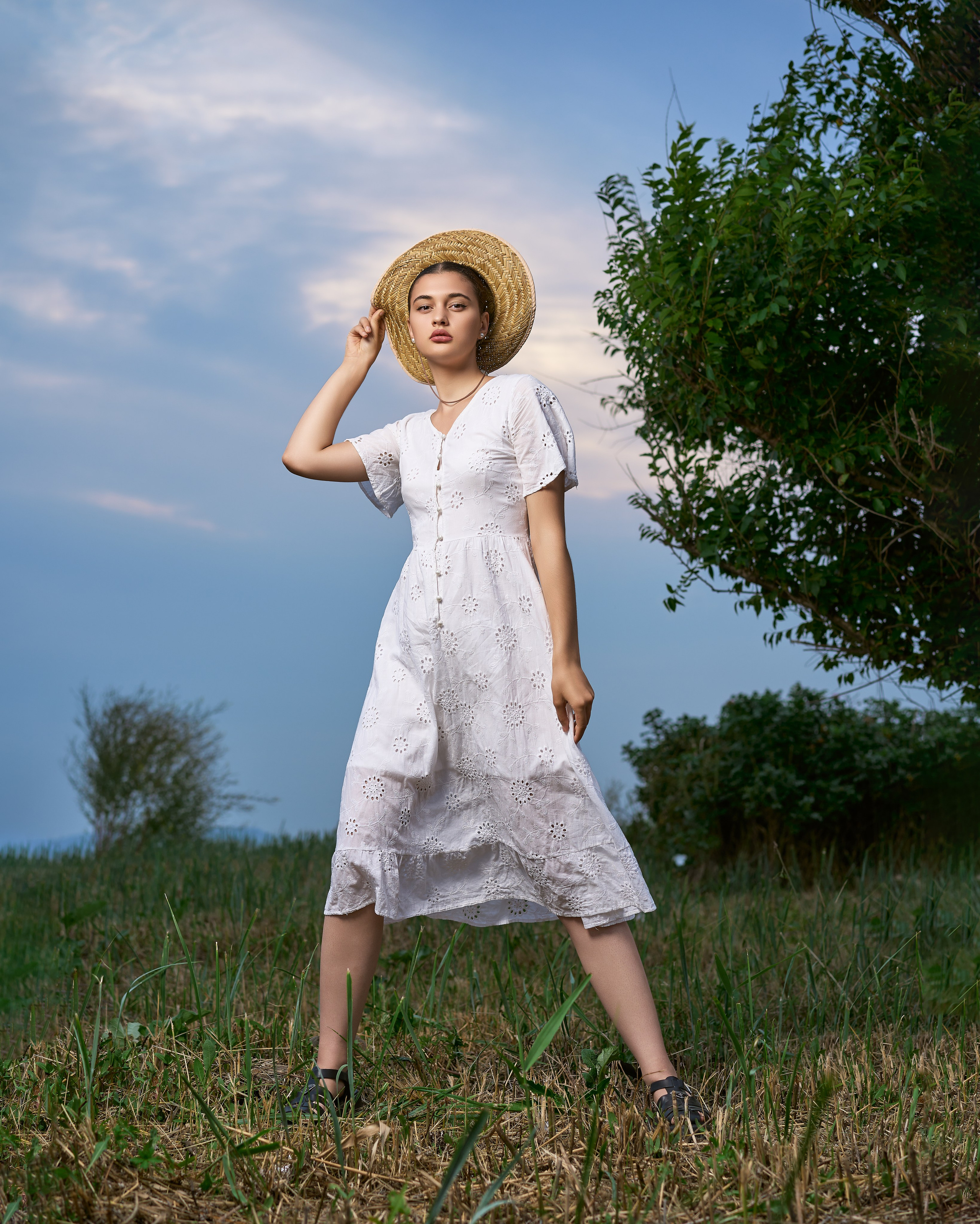 Импульсный свет на улице