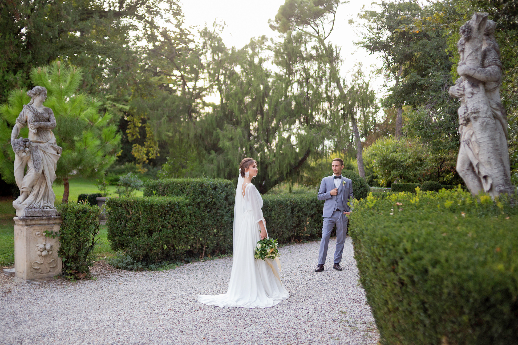 Свадебная фотосъемка для Джулии и Юджина в Вероне, Италия. Свадебный и семейный фотограф в Москве Евгения Лисина