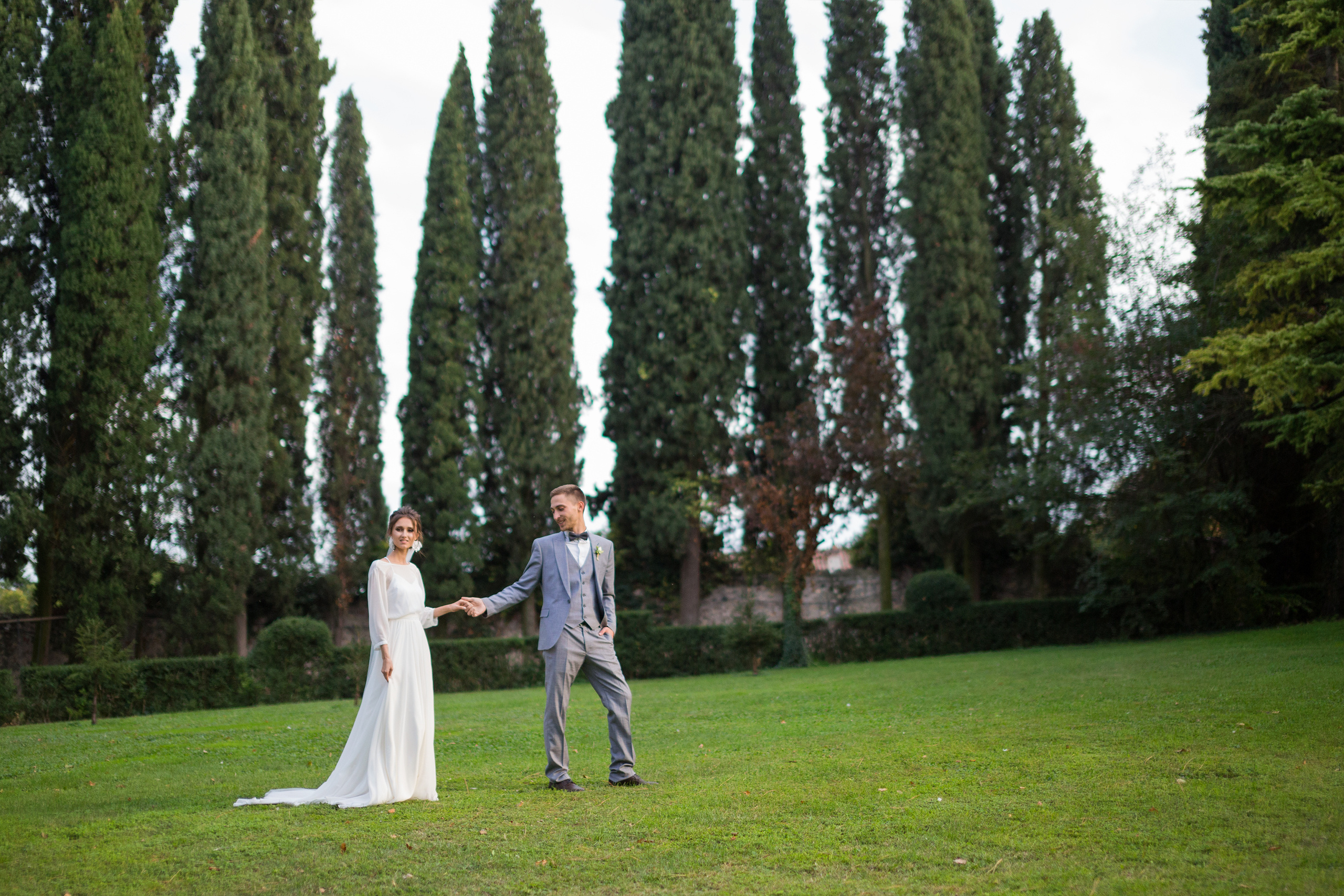 Свадебная фотосъемка для Джулии и Юджина в Вероне, Италия. Свадебный и семейный фотограф в Москве Евгения Лисина