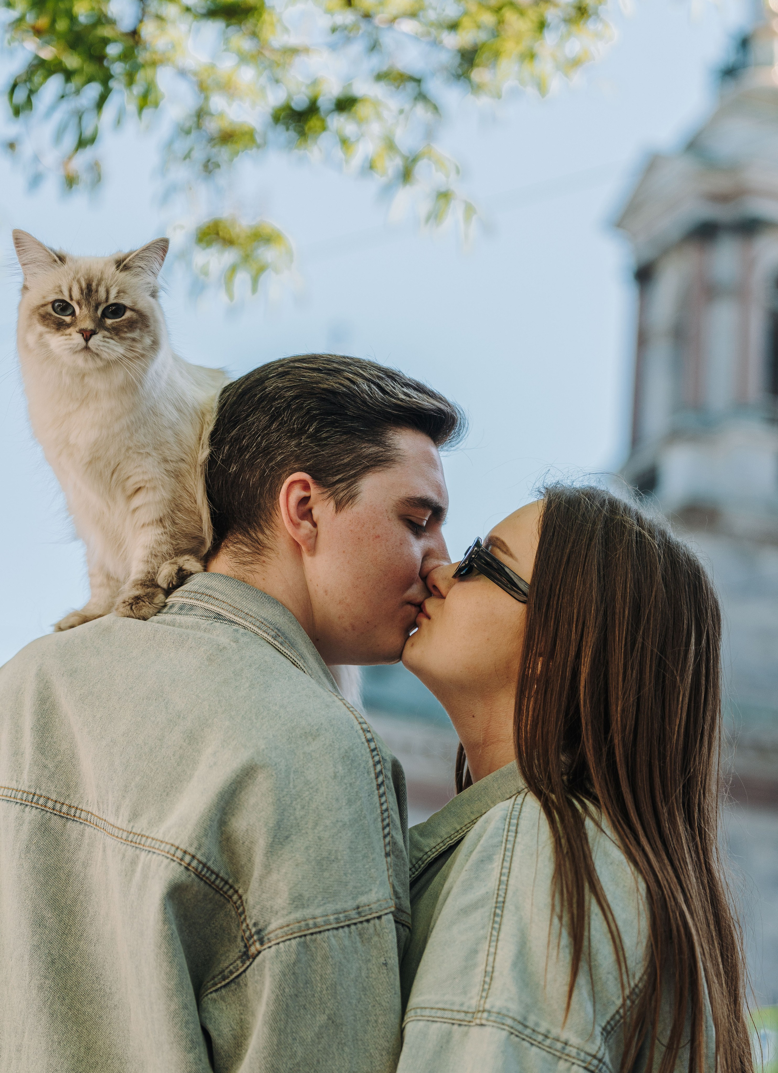 Сильвия, Полина и Никита. Фотограф анималист в Спб недорого Олеся Майорова