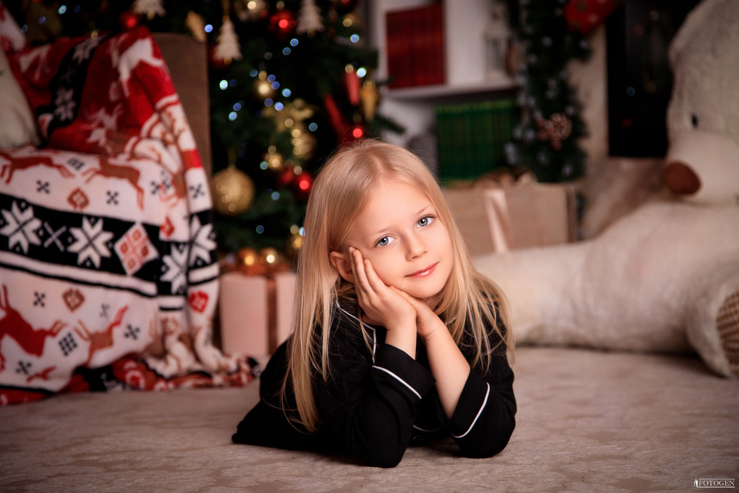 Портфолио новогодние фотосессии для детей в Краснодаре. Интерьерная фотостудия FOTOGEN г. Краснодар