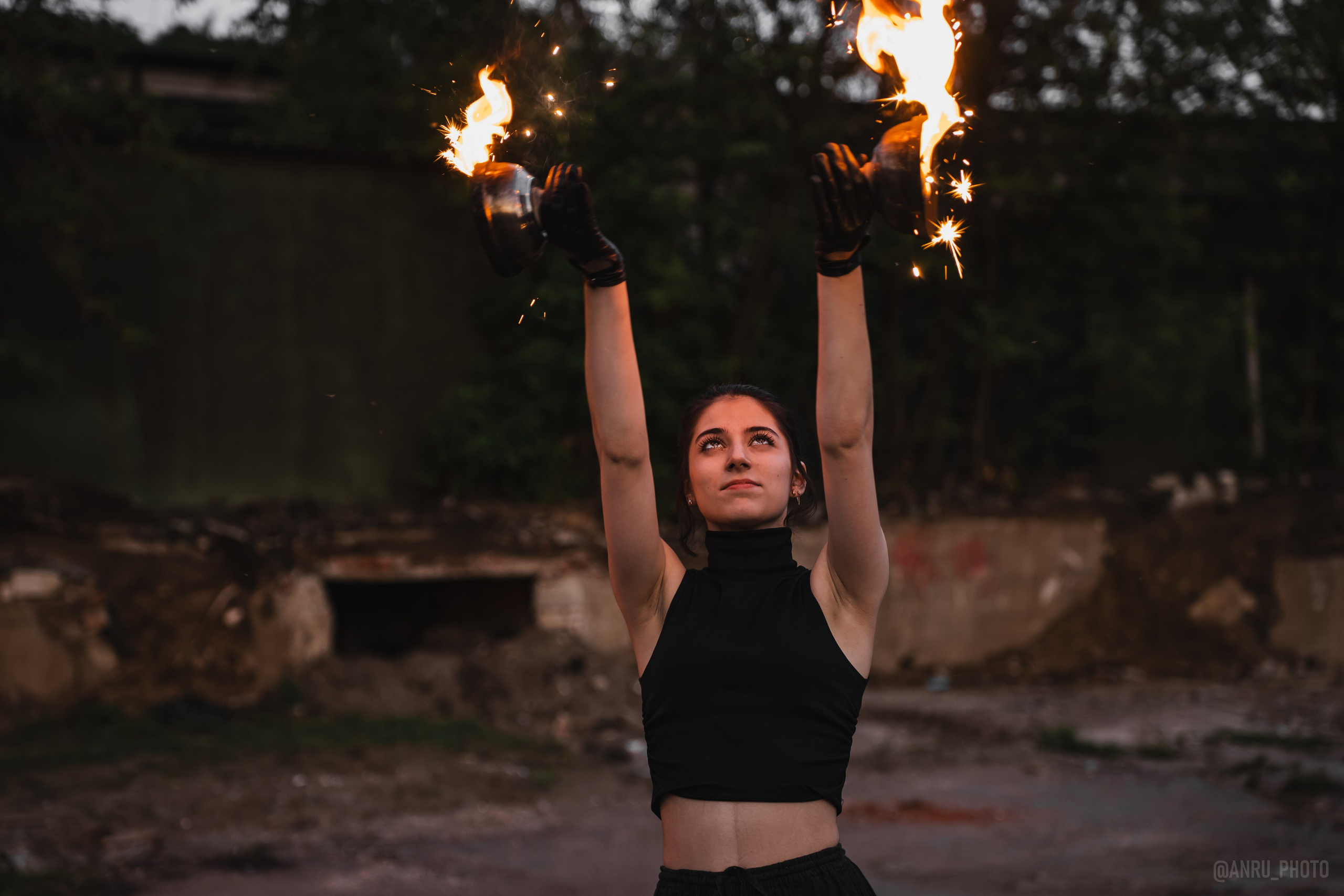 Огненная тренировка. Репортажный фотограф Анастасия Рубцова