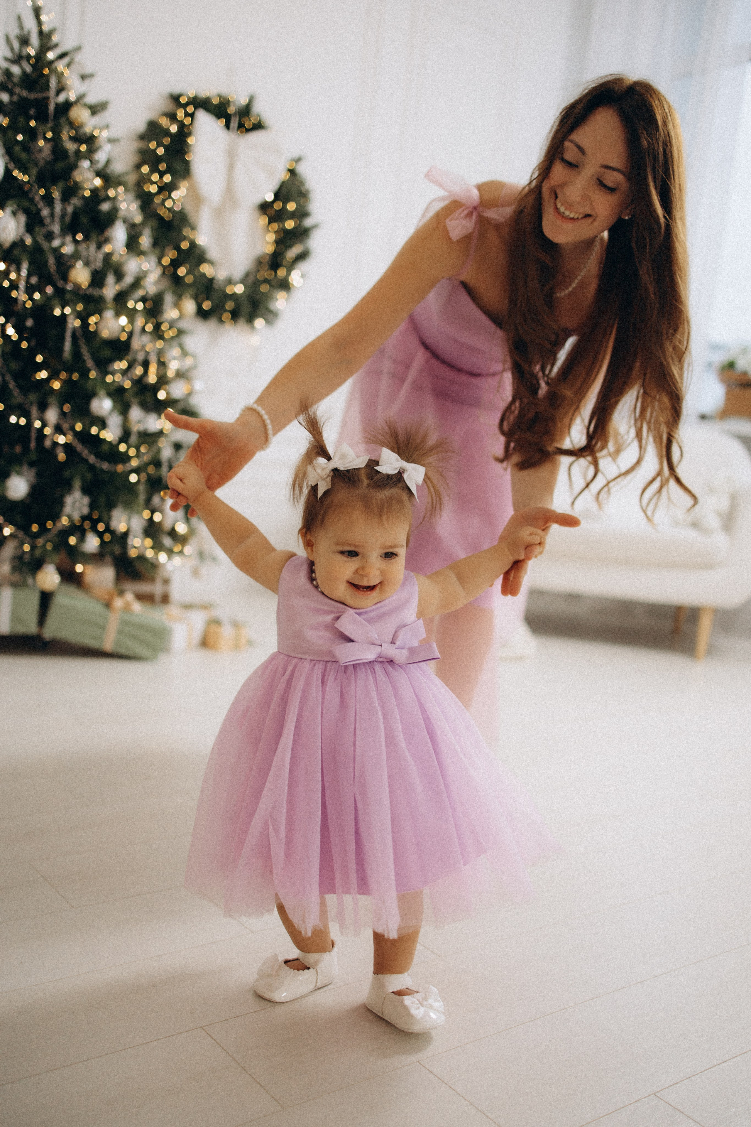 Новый год маленькой Анечки. Семейный фотограф в Москве Анастасия Шалда