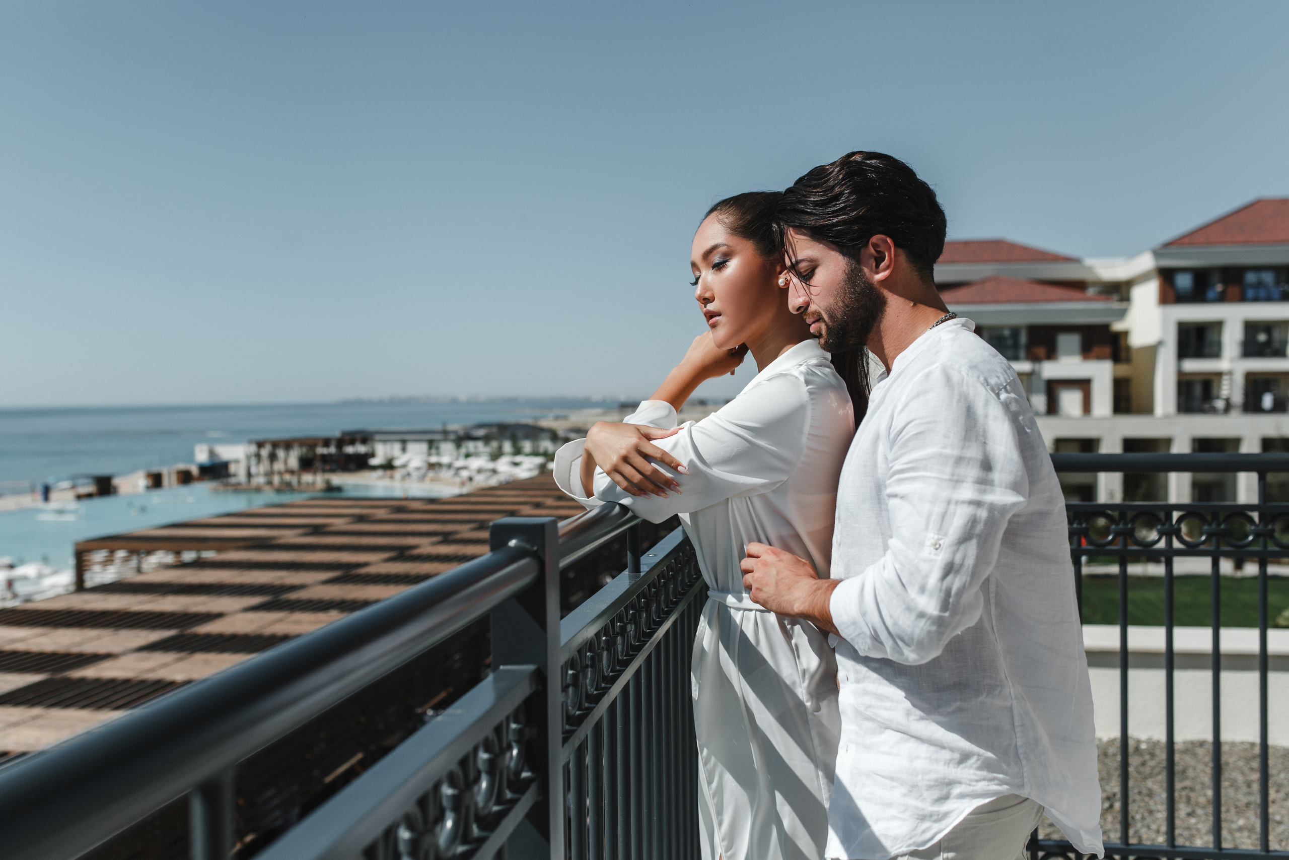 Фотосессия в Rixos Water world Aktau молодожёнов