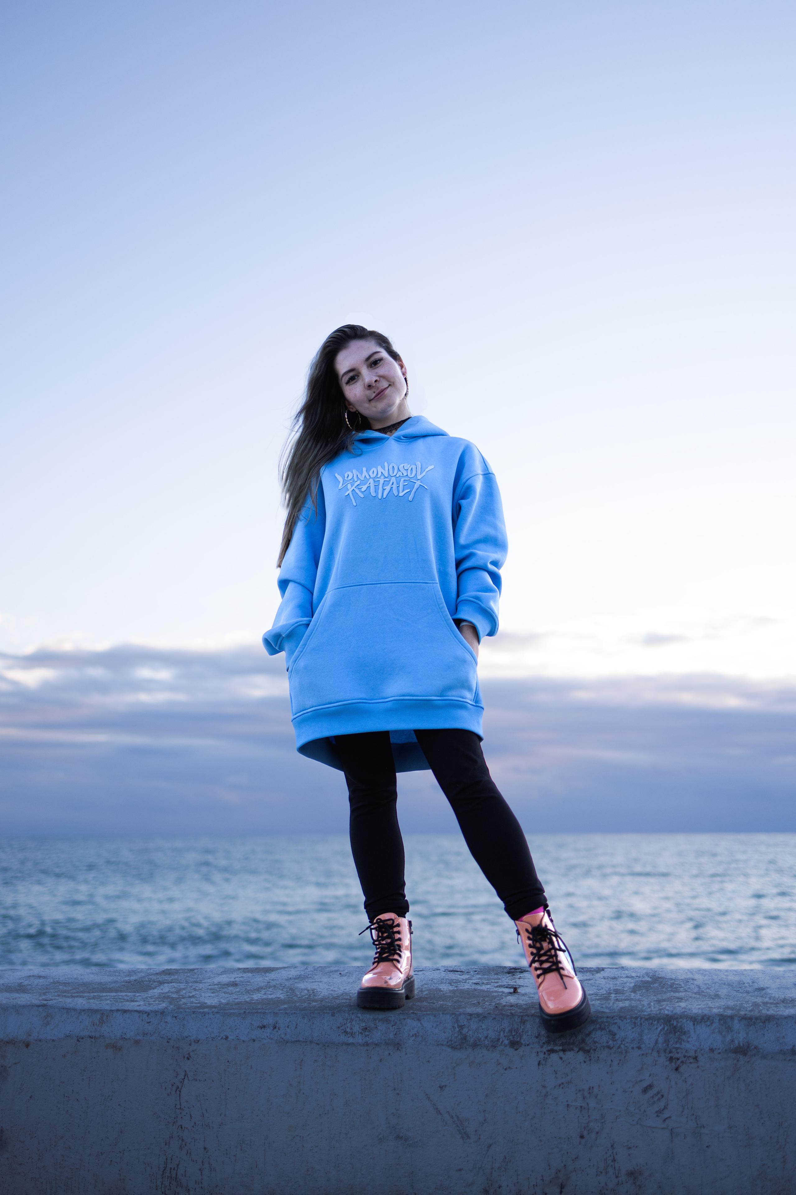 Зимняя морская фотосессия. Репортажный и студийный фотограф в Москве — Софи