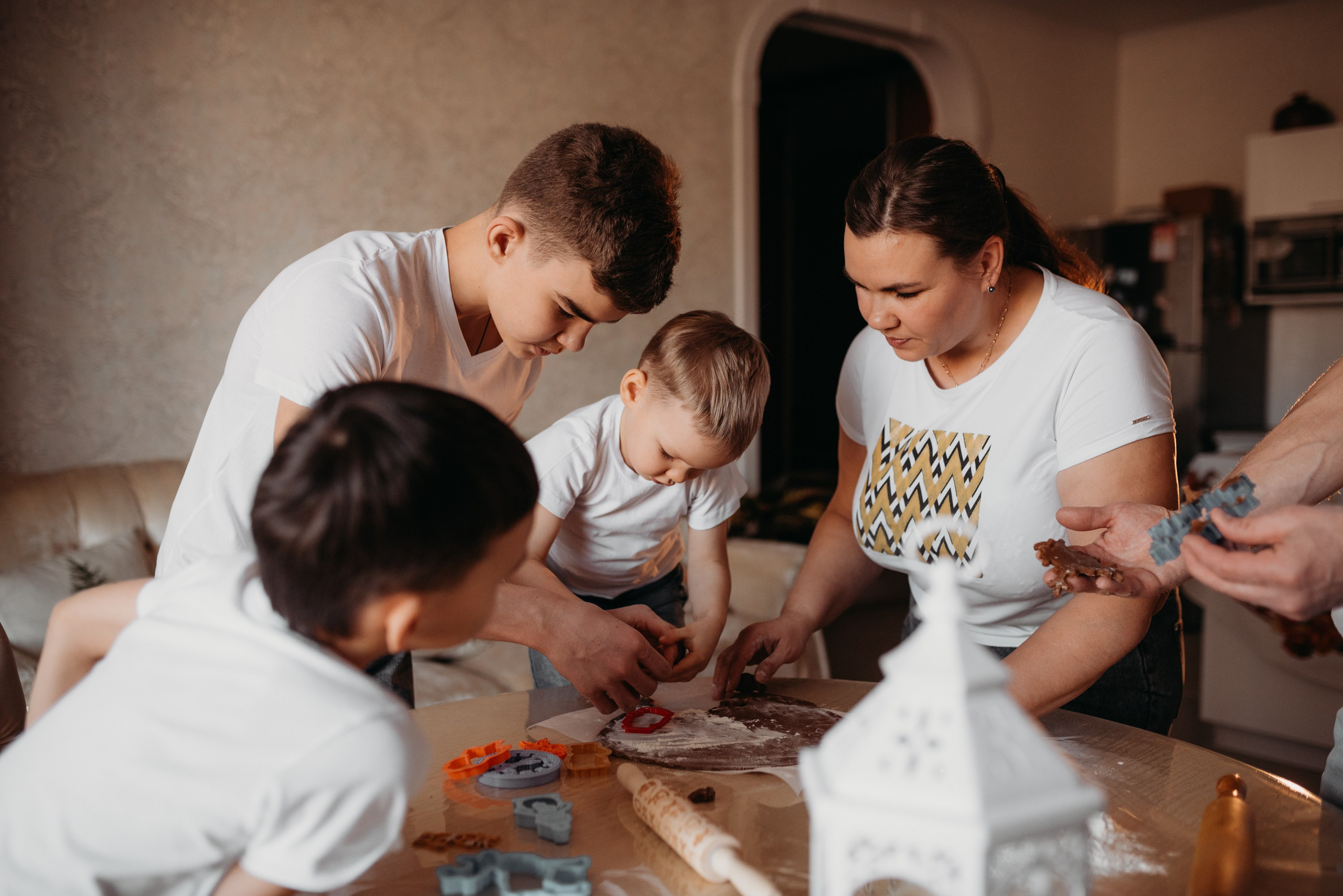 Юлия, Алексей, Тихон, Трофим и Потап. Семейный и детский фотограф в Новосибирске и Краснообске — Анна Ким
