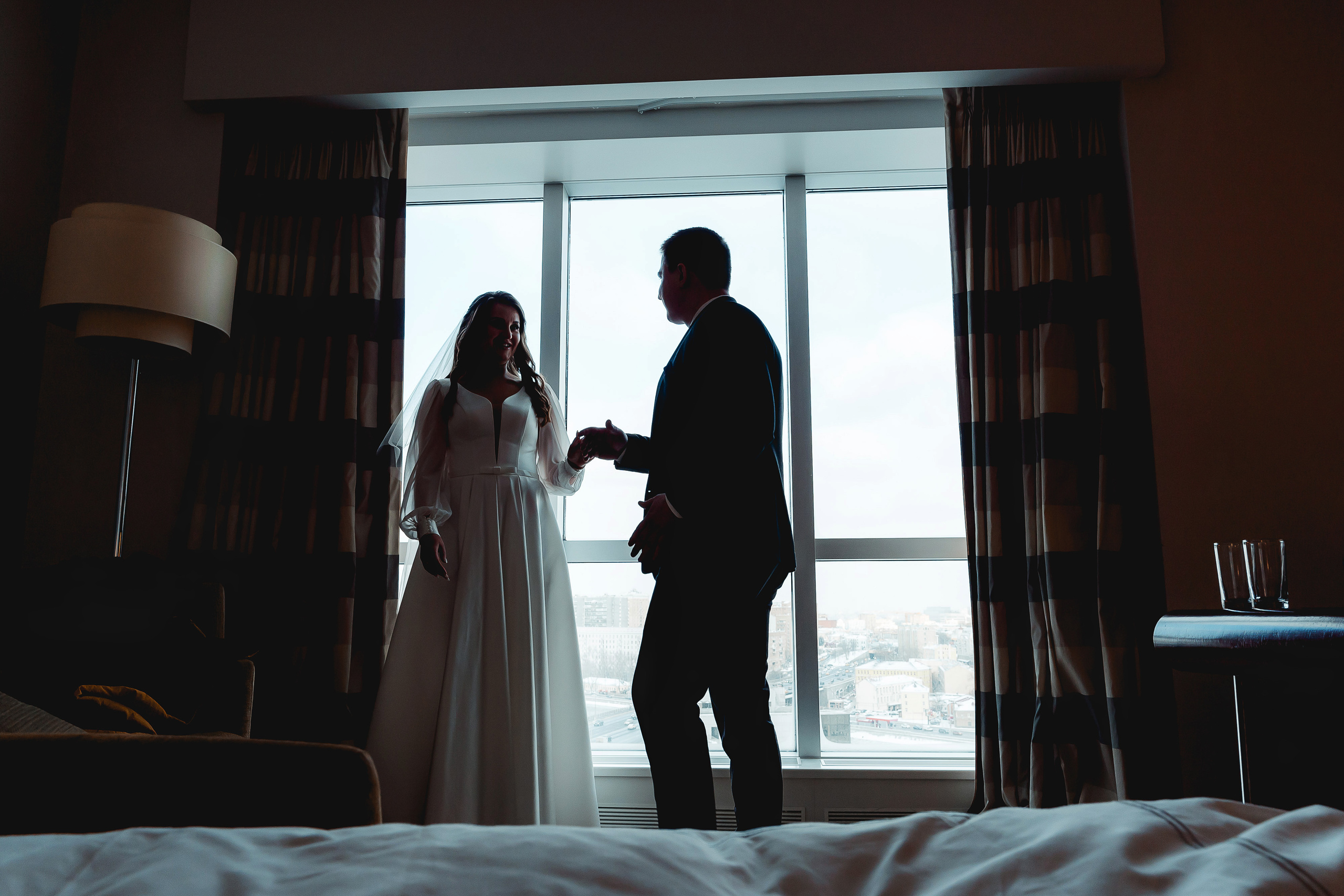 Свадебная фотосессия в Swissôtel Красные Холмы 5* для Нэлли и Ивана