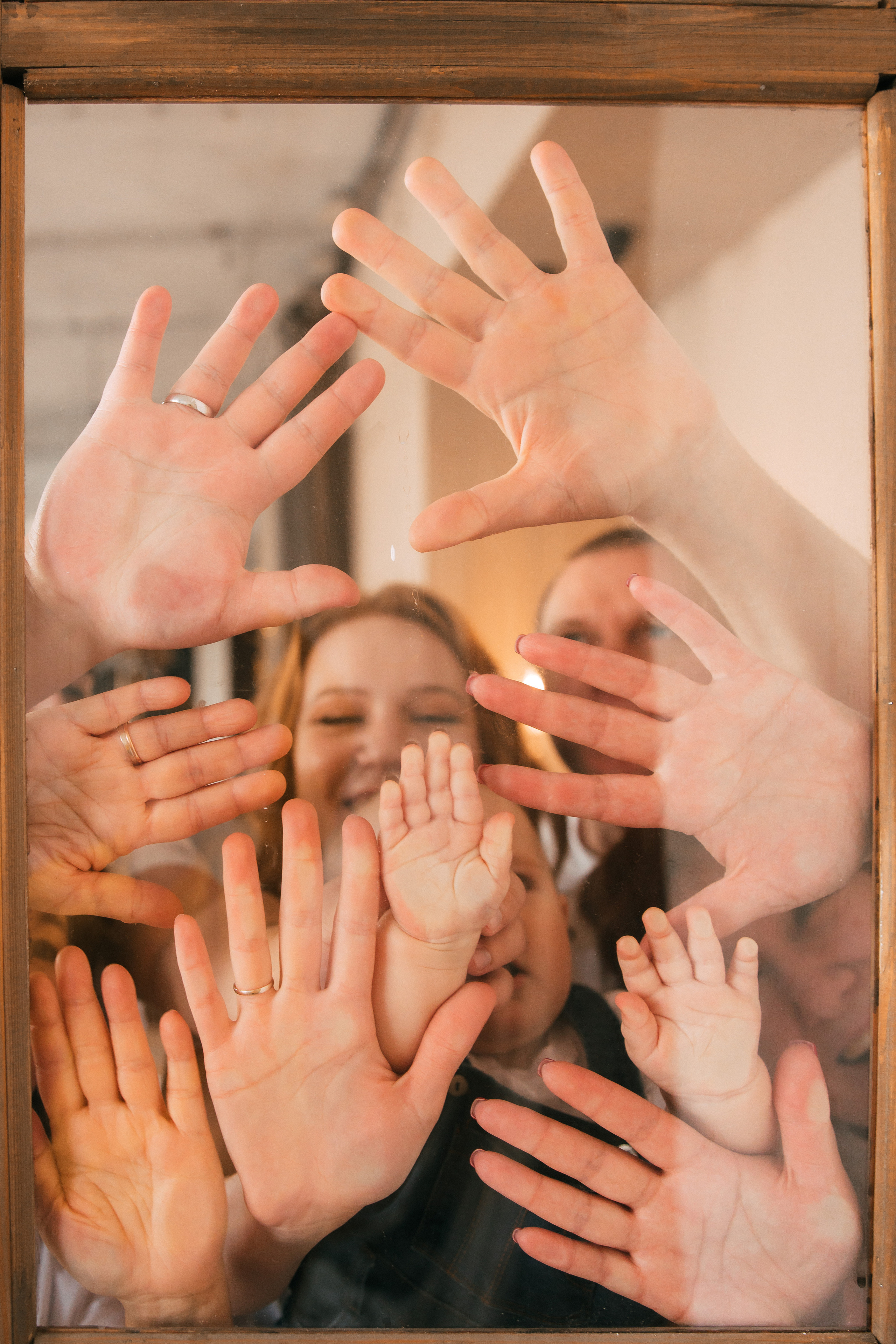 Бахтиёр, Ирина, Евгений, Татьяна, Ольга и Мишутка. Свадебный и семейный фотограф Анна Печенкина