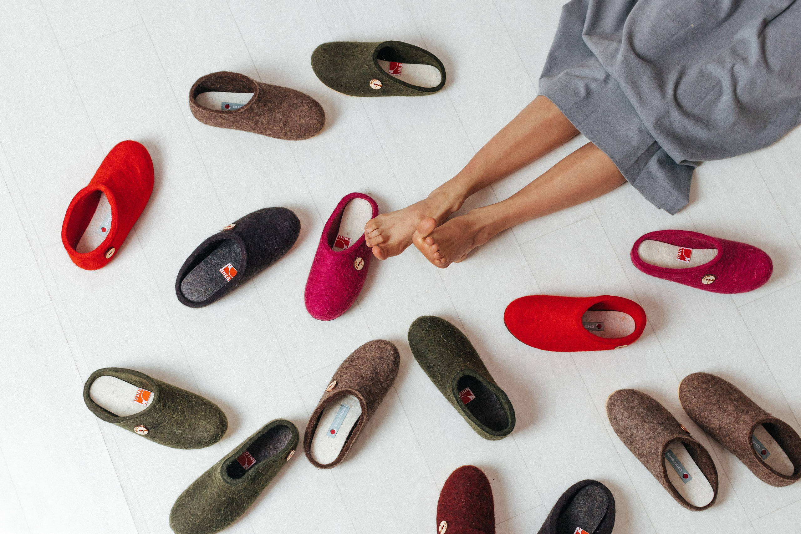 Тапочки «Snegi». Коммерческий фотограф в Санкт-Петербурге (СПб) Екатерина Панчёха, Панчёшка