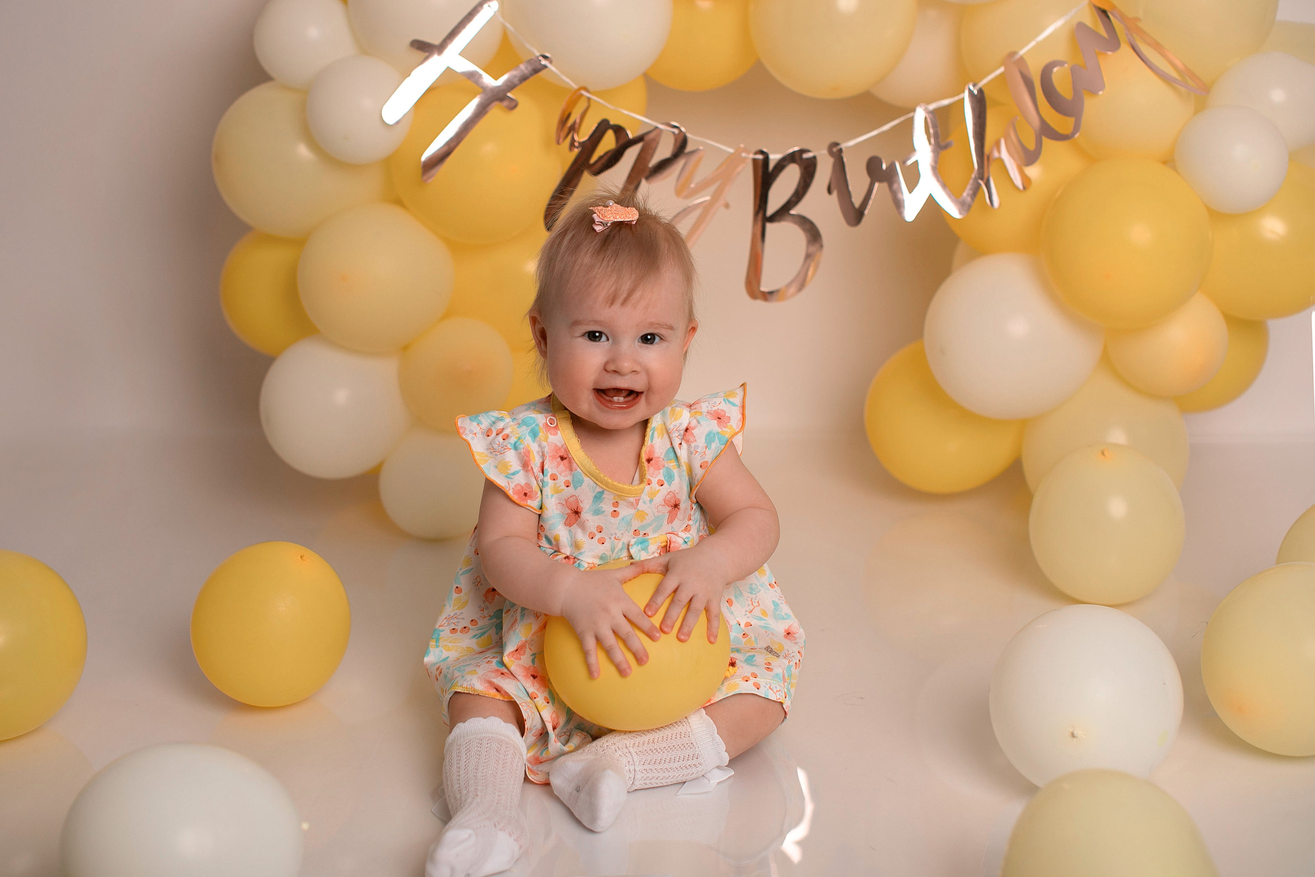 Съемка Первый тортик. Фотограф новорожденных