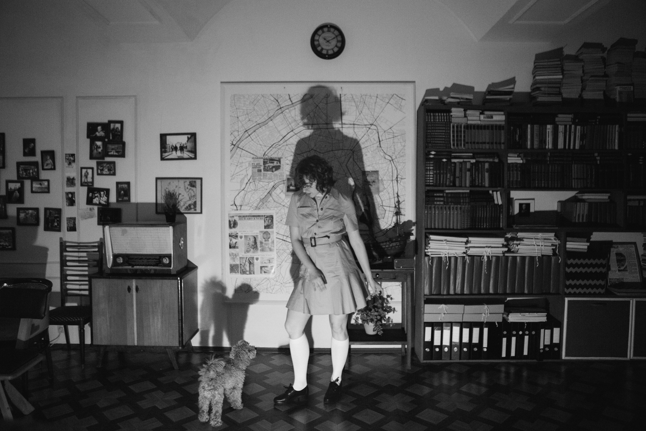 A cinematic daydream in the spirit of Wes Anderson’s style. Portrait, family and pet photographer in Cyprus, Ksenia Bourdelle