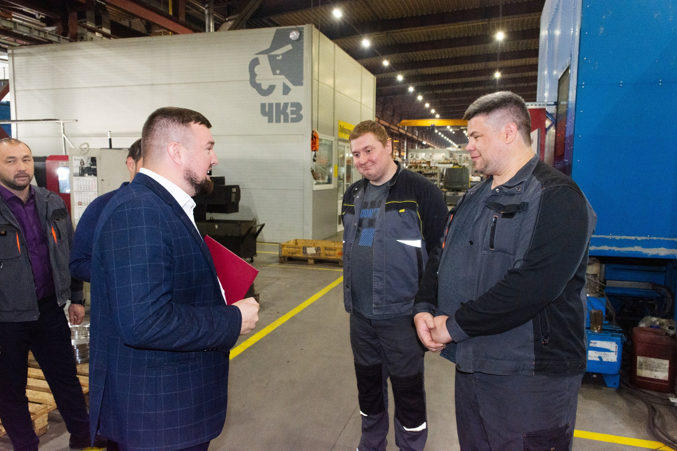 ЧКЗ Вручение благодарственных писем. Фотограф Максим Буряк