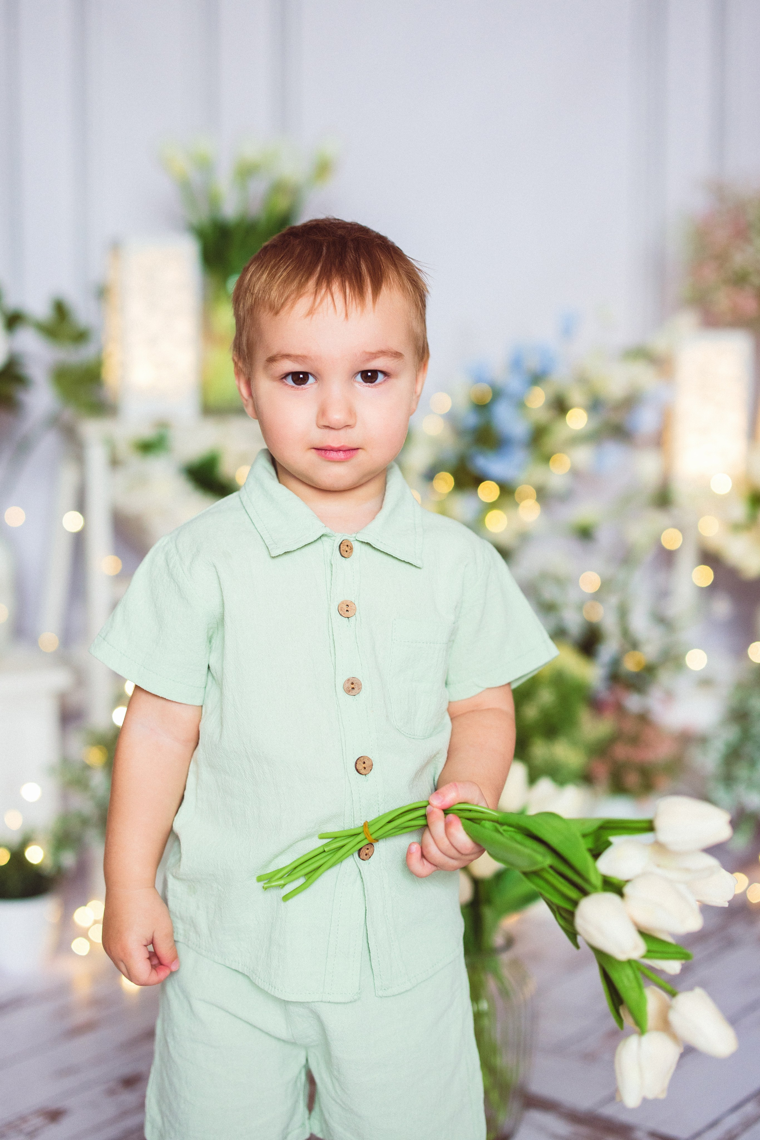 Детская фотосессия к 8 марта в фотостудии г. Краснодара. Семейный и детский фотограф в Краснодаре Анна Трашкова