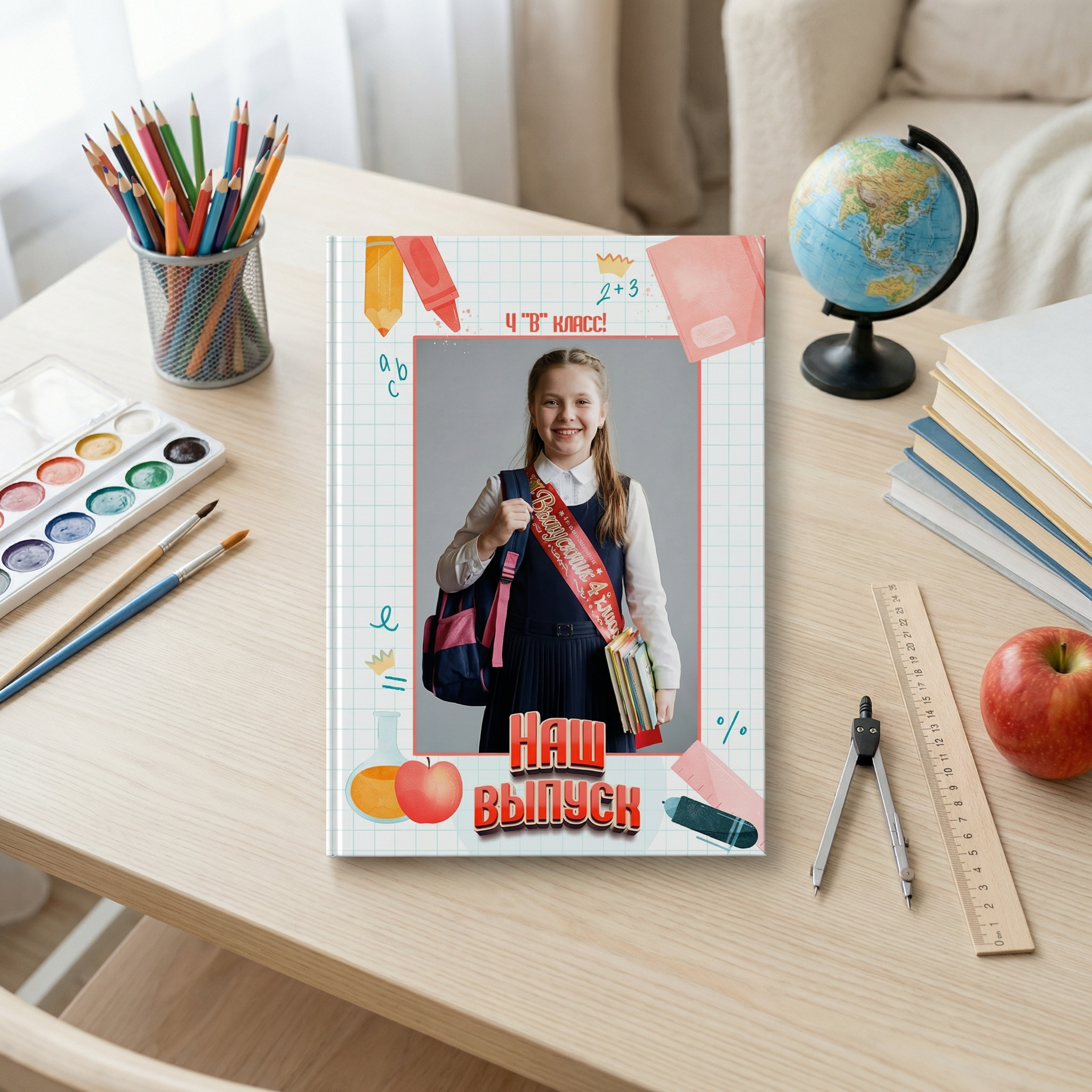 025 School III. Дизайны, psd шаблоны школьных и выпускных альбомов и обложек