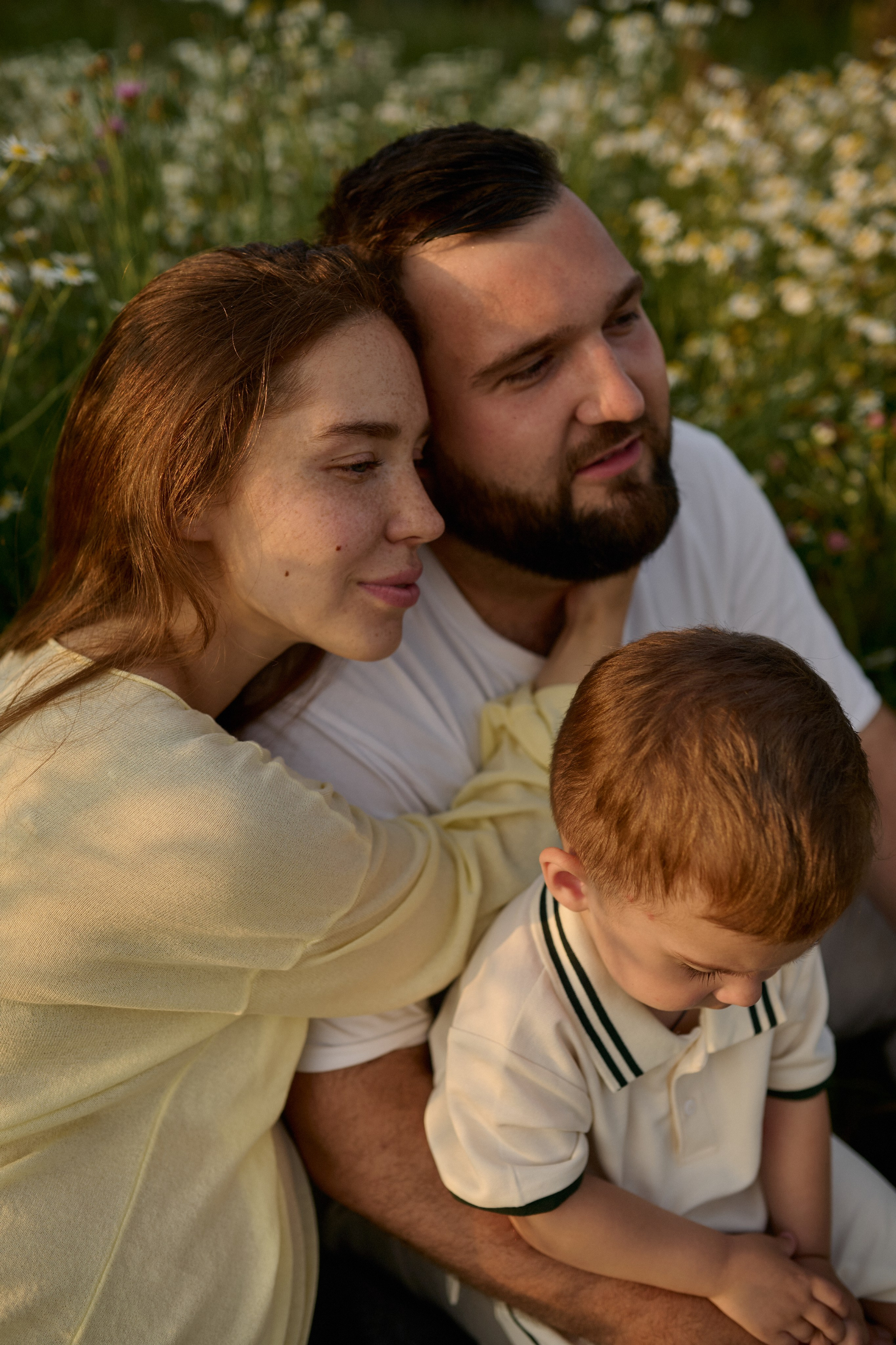 Рома, Оля, Максим и ромашки. Семейный и свадебный lifestyle-фотограф в Москве Мария Петрова